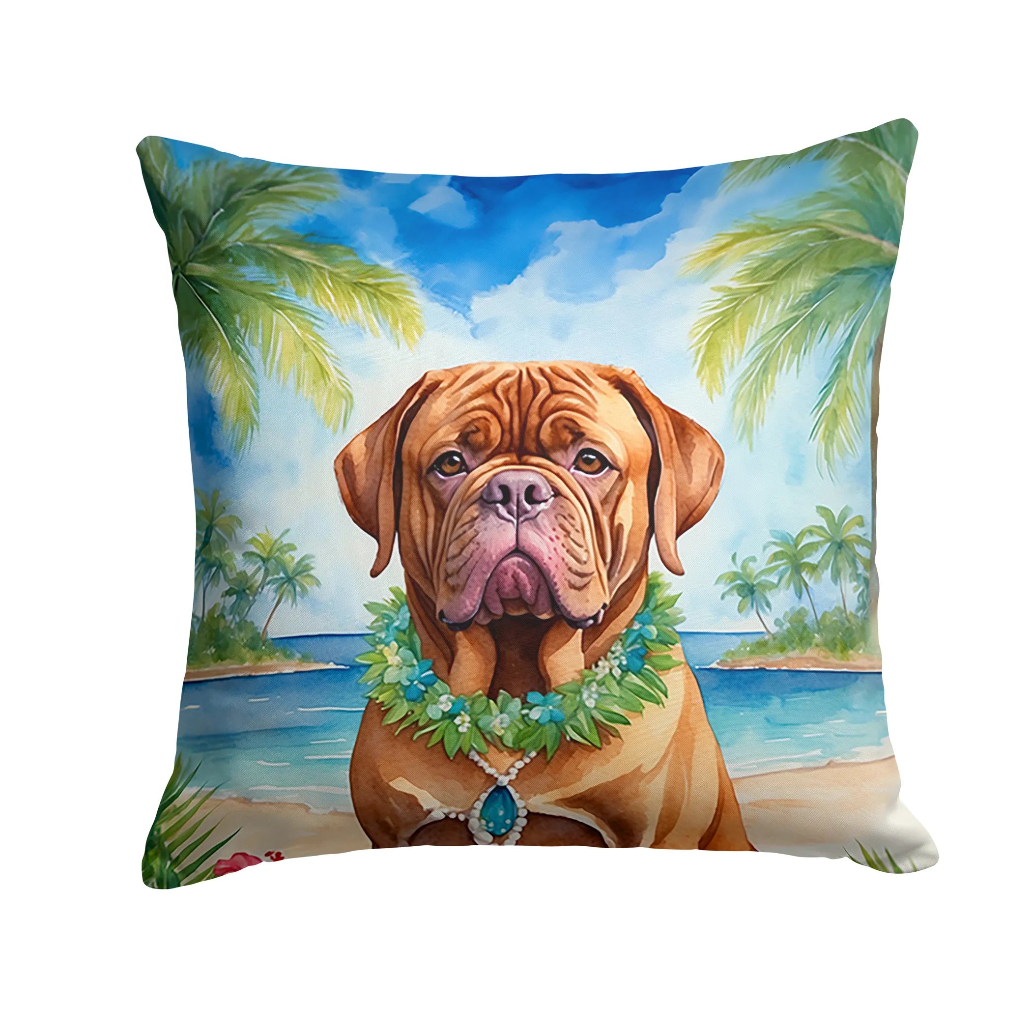 Luau Party Throw Pillow - Size: 14HX14W | Pack Of: 1 | Collection name: Luau party