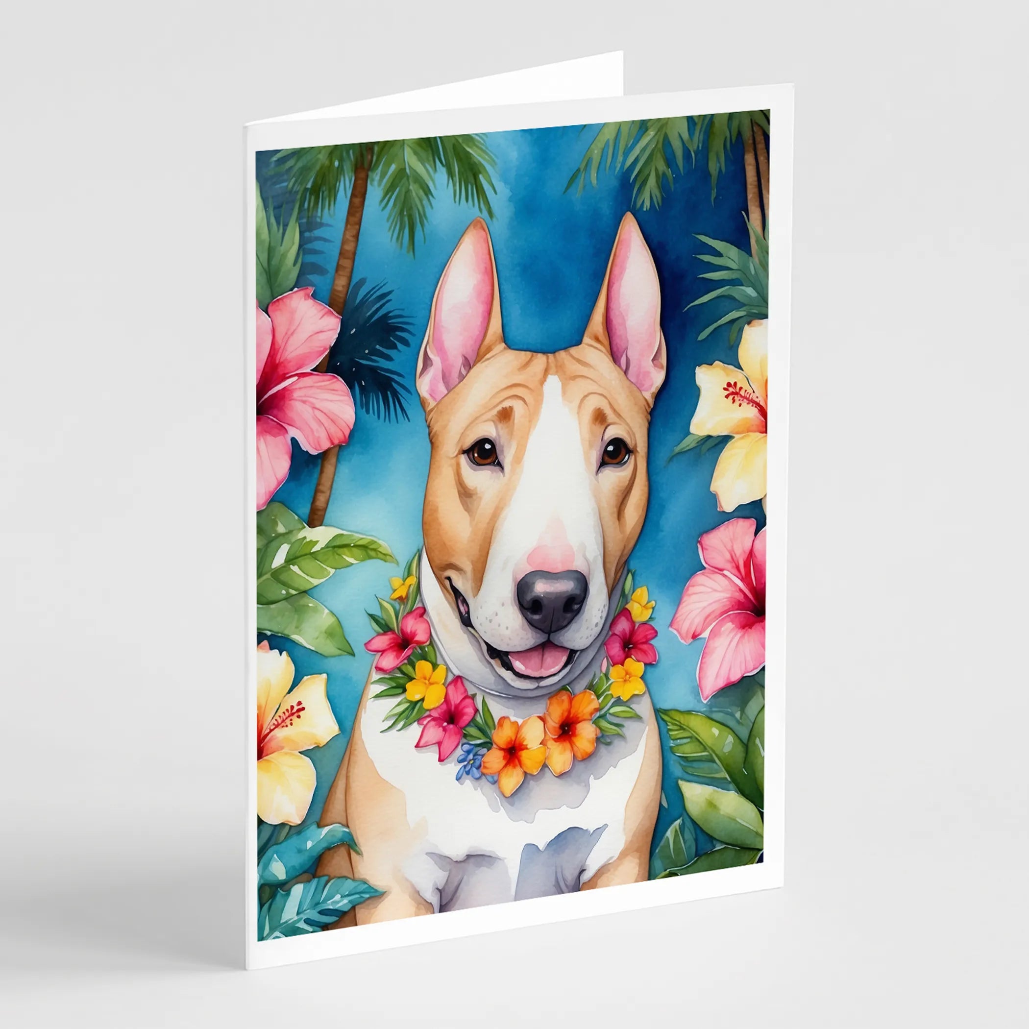 Luau Party Greeting Cards  - Size: 5X7 | Pack Of: 8 | Collection name: Luau party