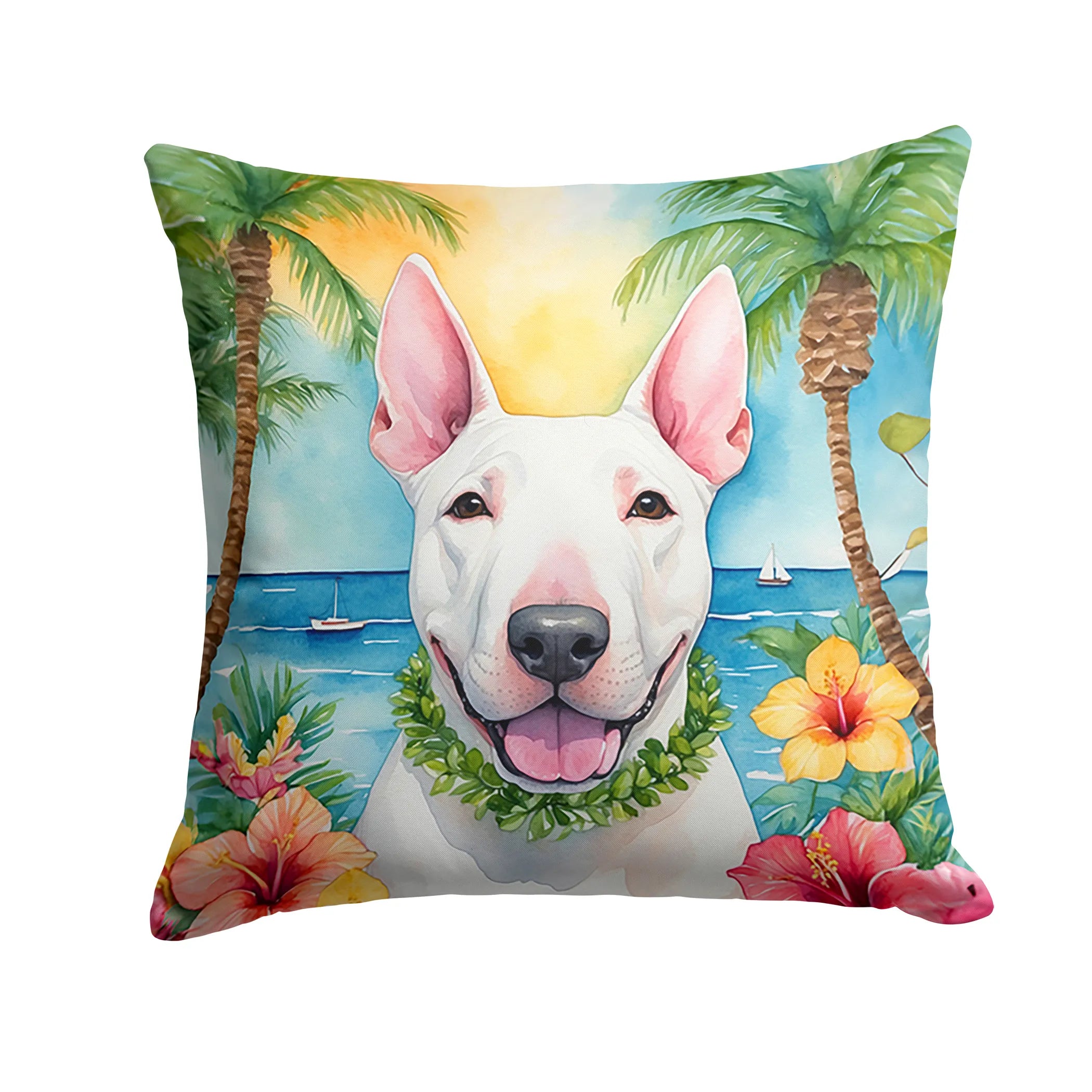 Luau Party Throw Pillow - Size: 14HX14W | Pack Of: 1 | Collection name: Luau party