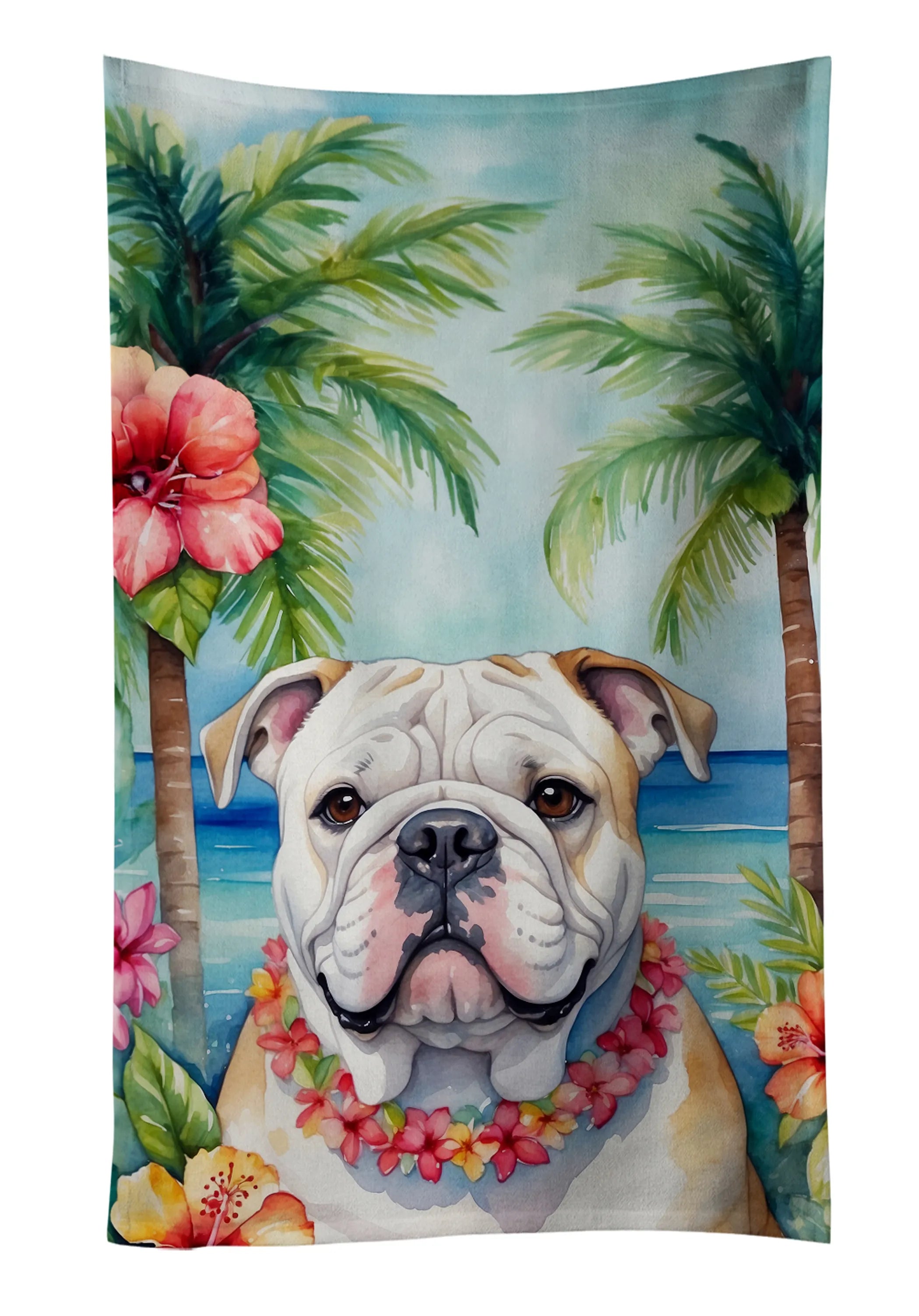 Luau Party Kitchen Towel - Size: 25HX15W | Pack Of: 1 | Collection name: Luau party