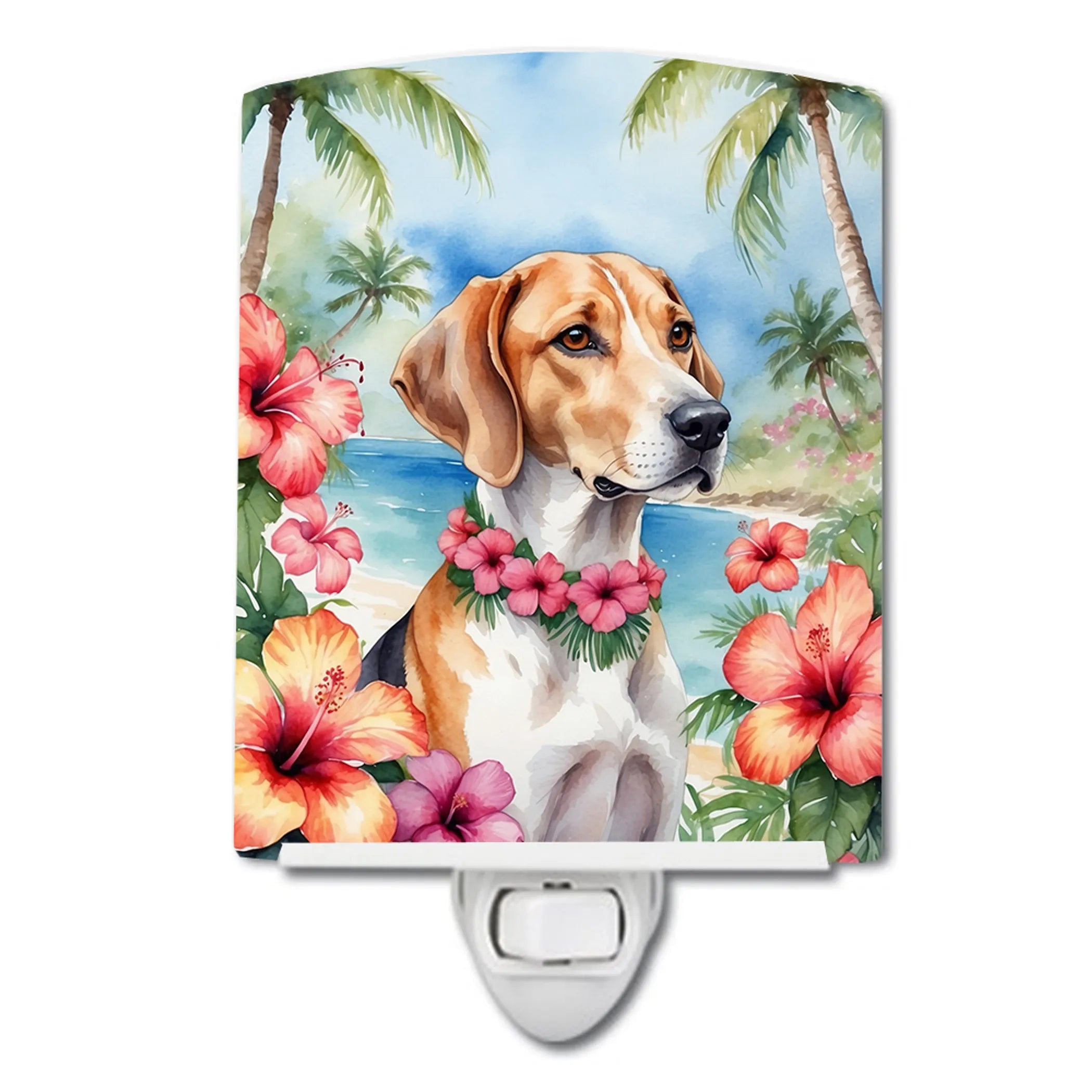 Luau Party Ceramic Night Light - Pack Of: 1 | Collection name: Luau party