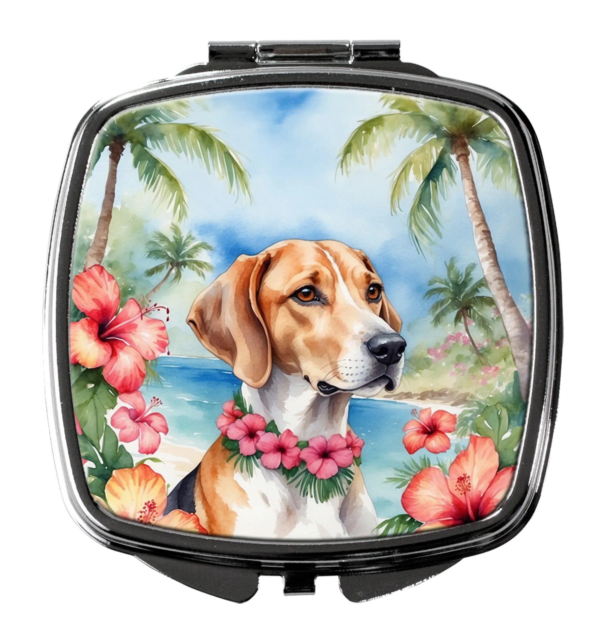 Luau Party Compact Mirror - Pack Of: 1 | Collection name: Luau party