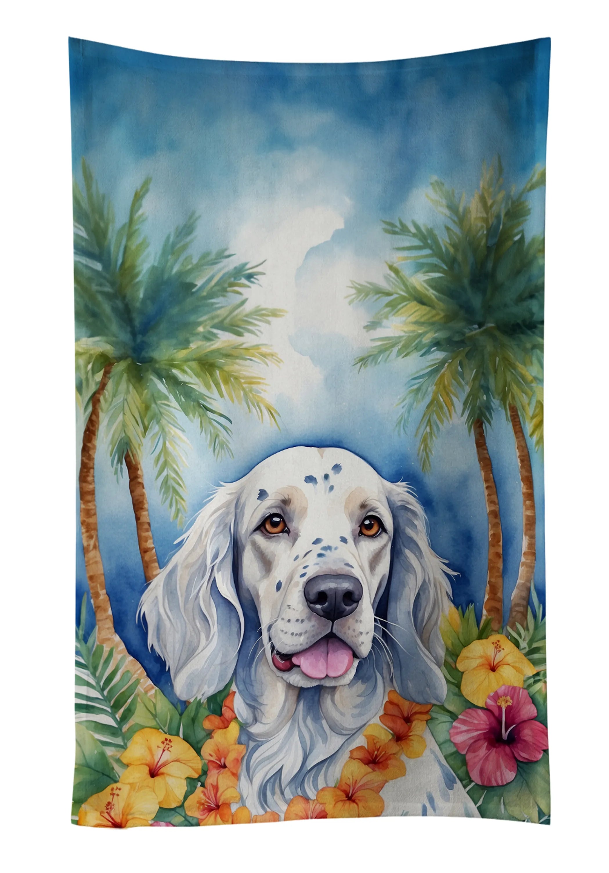 Luau Party Kitchen Towel - Size: 25HX15W | Pack Of: 1 | Collection name: Luau party
