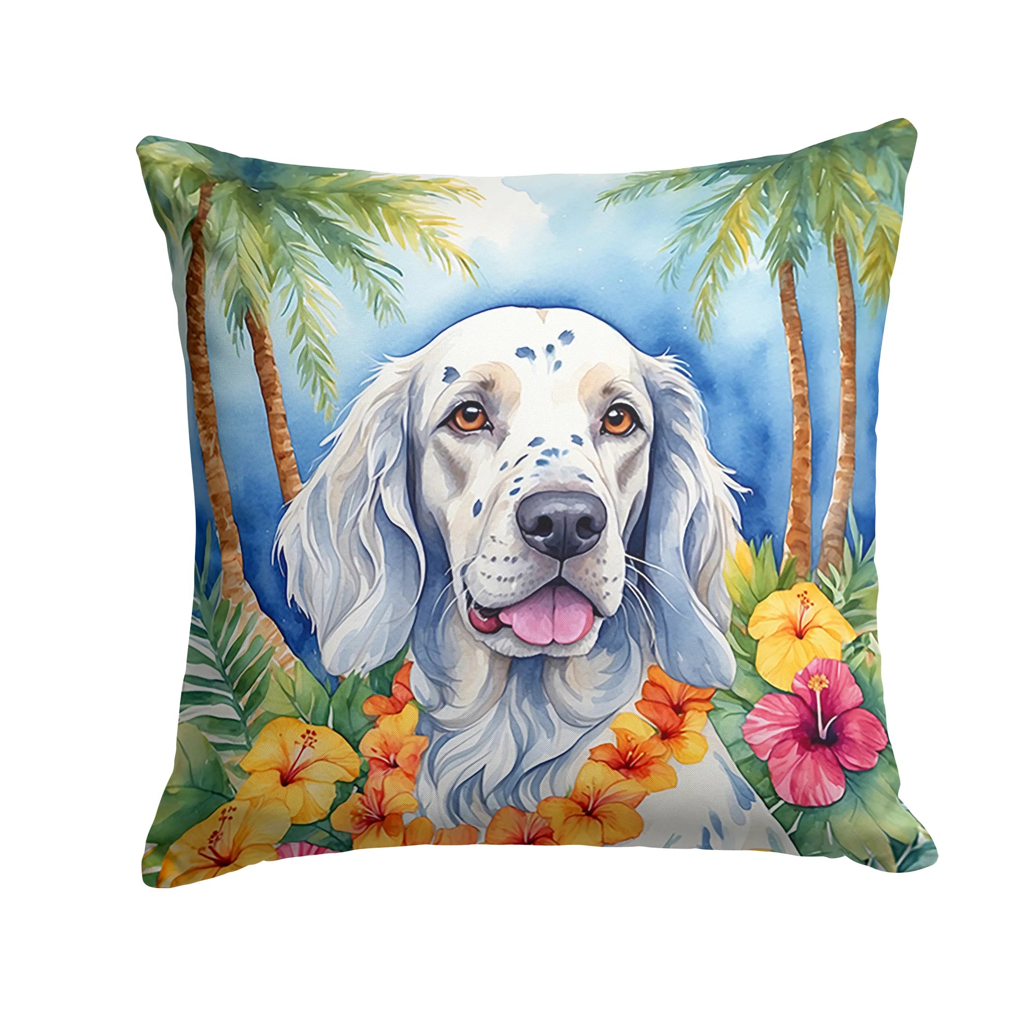 Luau Party Throw Pillow - Size: 14HX14W | Pack Of: 1 | Collection name: Luau party