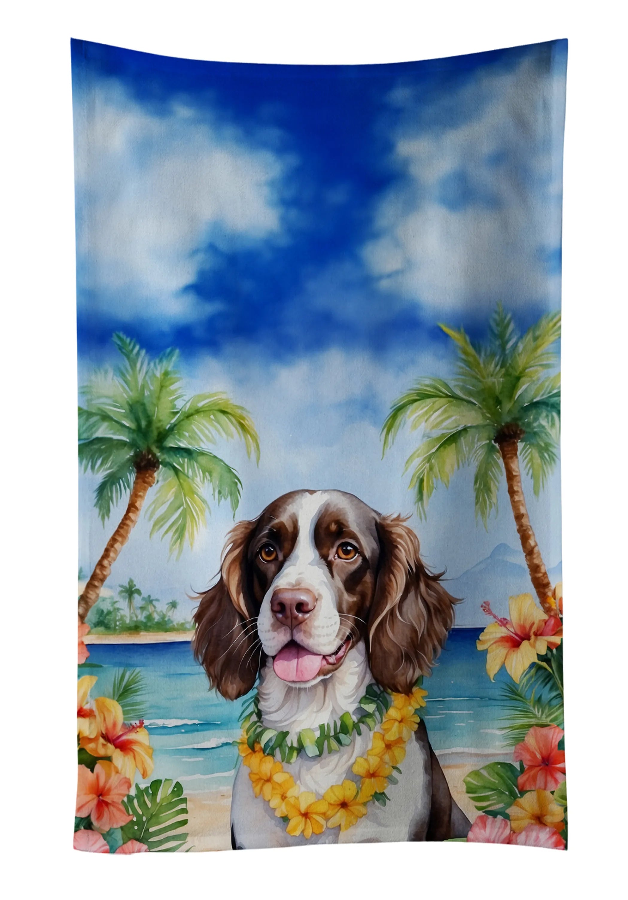 Luau Party Kitchen Towel - Size: 25HX15W | Pack Of: 1 | Collection name: Luau party