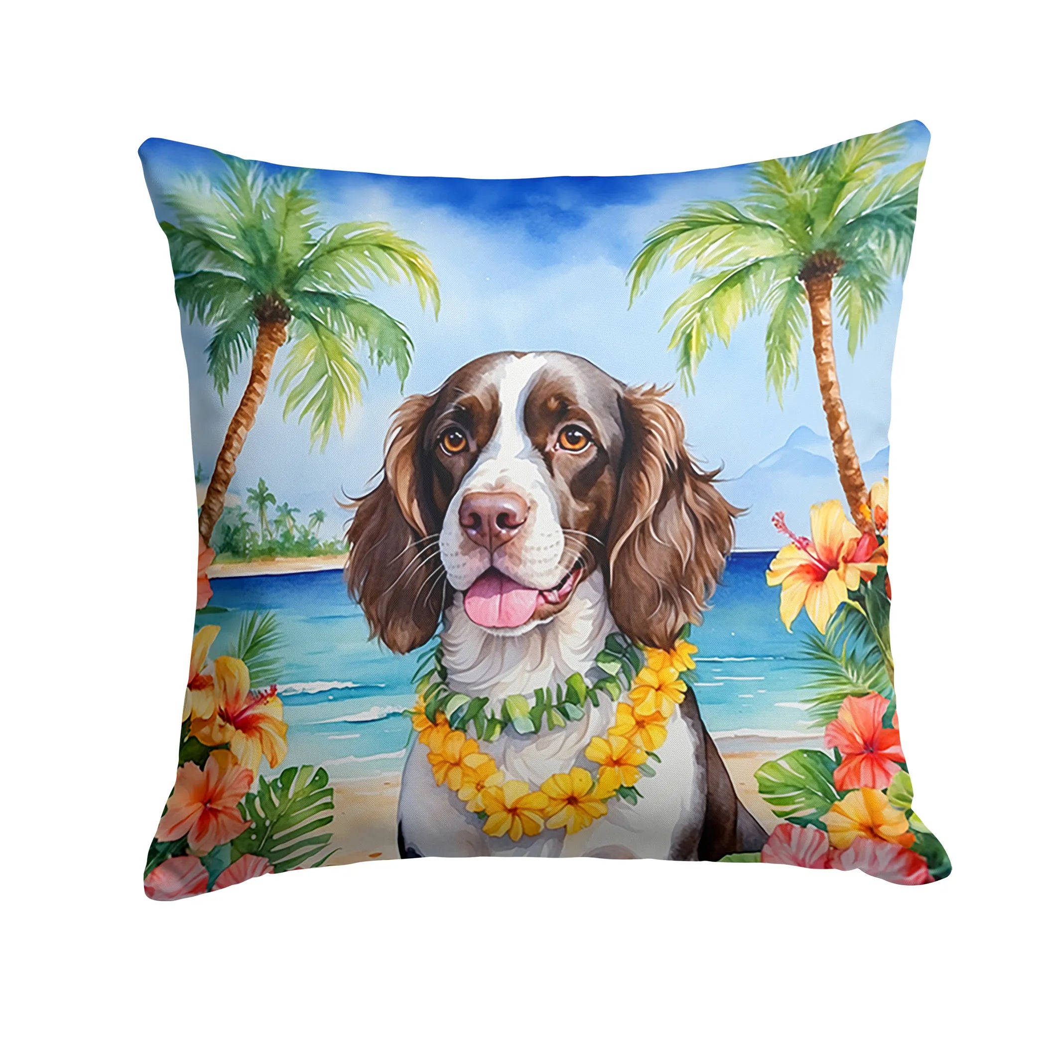 Luau Party Throw Pillow - Size: 14HX14W | Pack Of: 1 | Collection name: Luau party