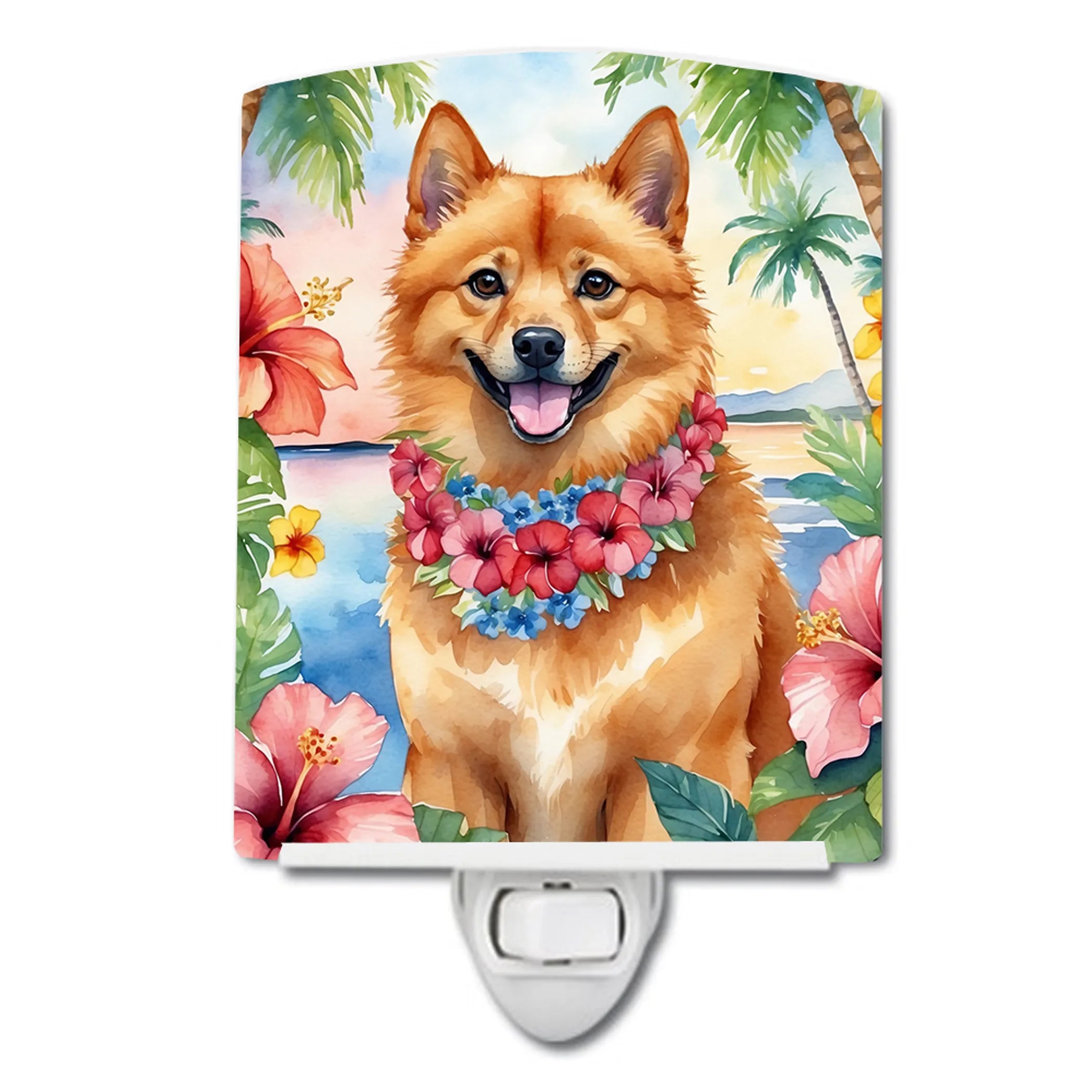 Luau Party Ceramic Night Light - Pack Of: 1 | Collection name: Luau party