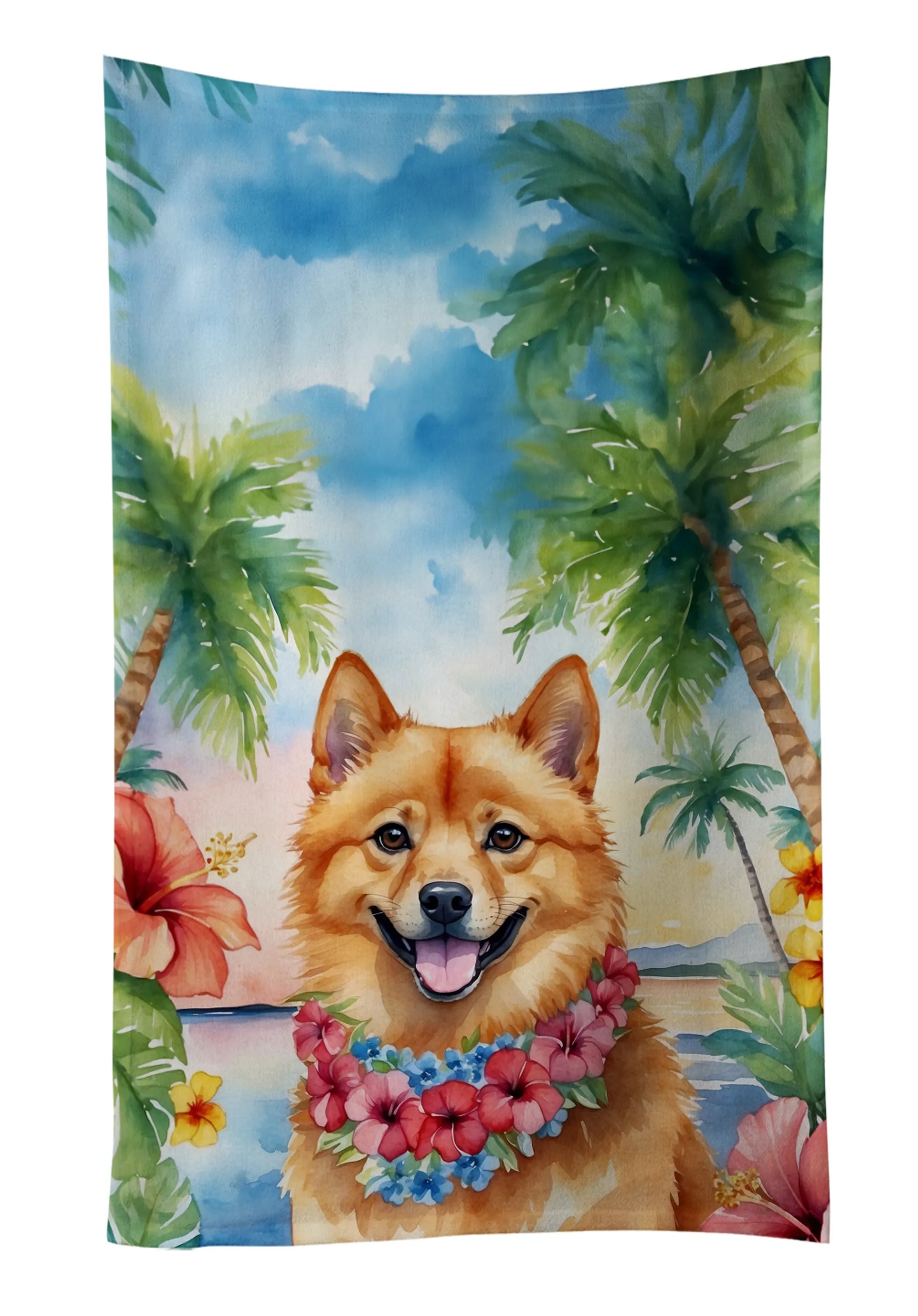 Luau Party Kitchen Towel - Size: 25HX15W | Pack Of: 1 | Collection name: Luau party