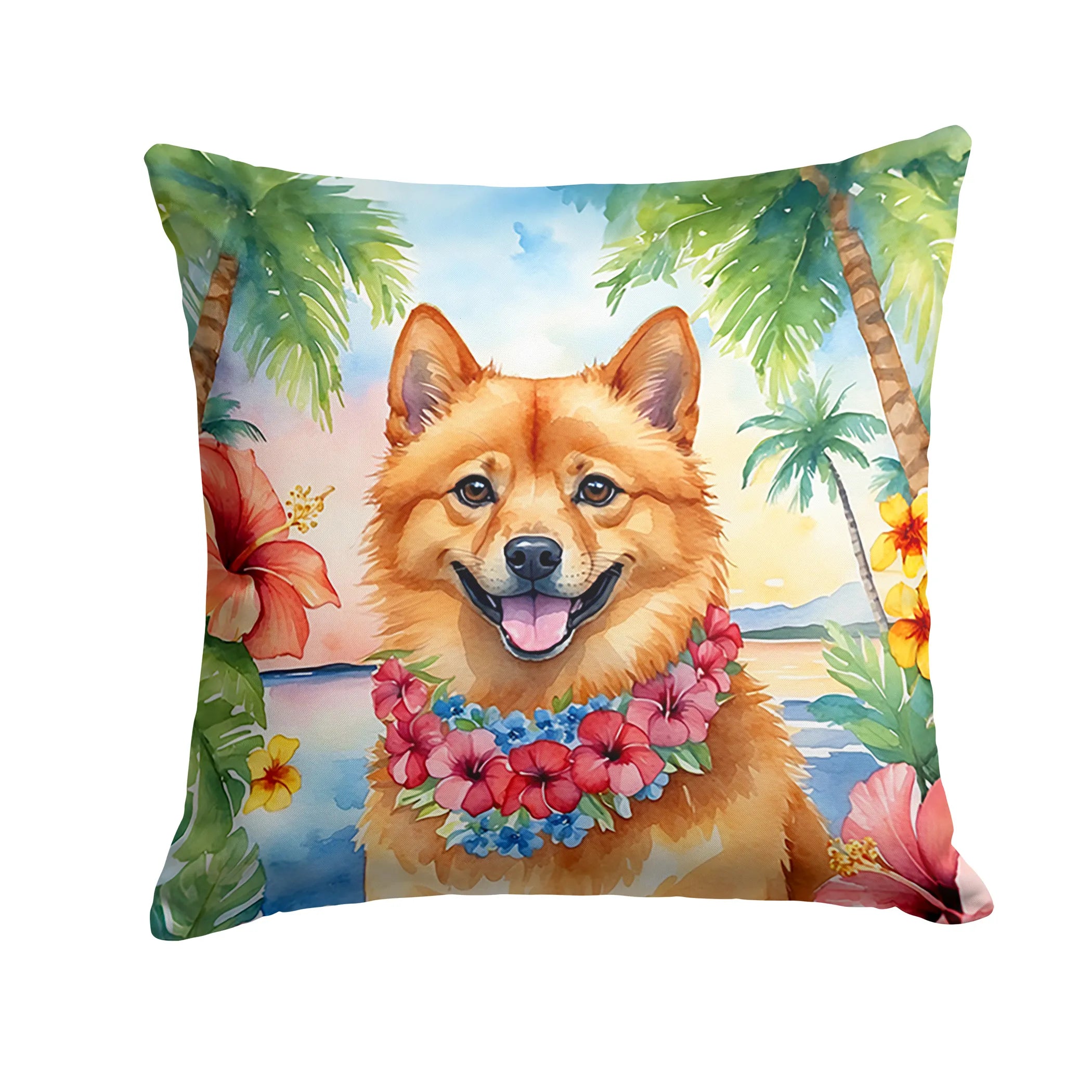Luau Party Throw Pillow - Size: 14HX14W | Pack Of: 1 | Collection name: Luau party