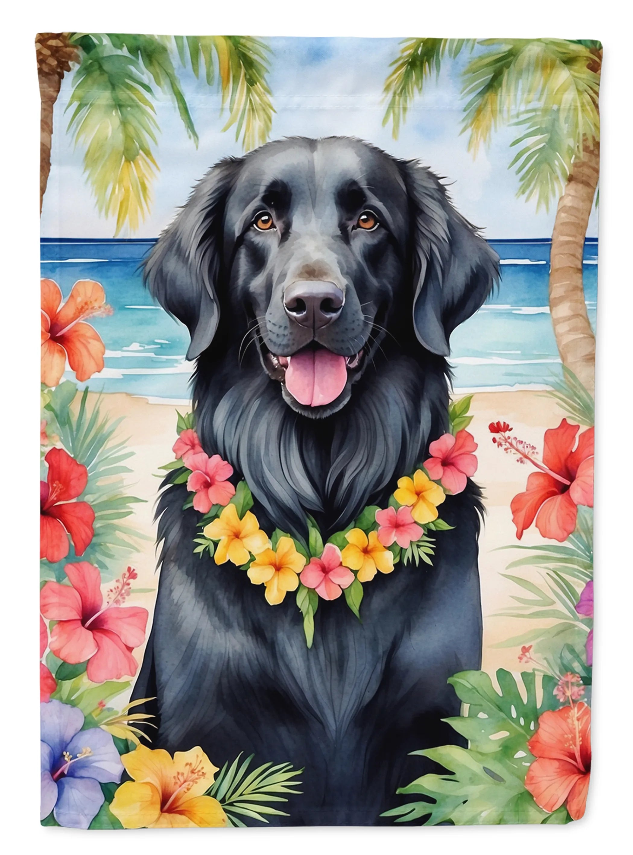 Luau Party Decorative Flag - Size: GARDEN SIZE | Pack Of: 1 | Collection name: Luau party