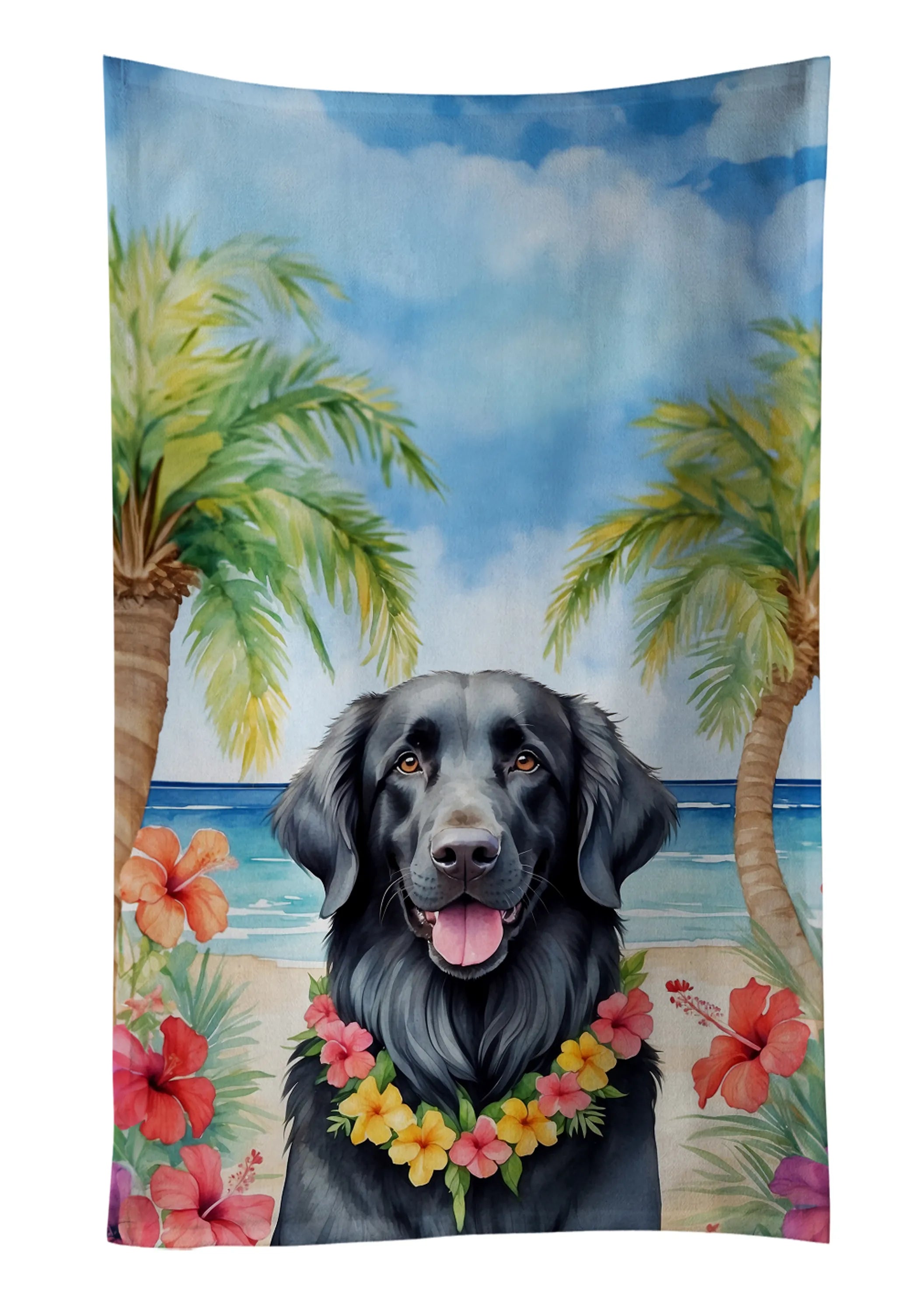 Luau Party Kitchen Towel - Size: 25HX15W | Pack Of: 1 | Collection name: Luau party
