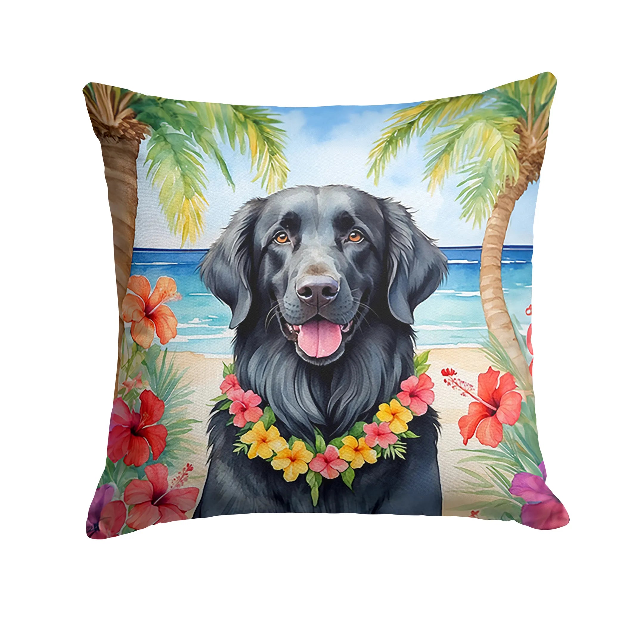 Luau Party Throw Pillow - Size: 14HX14W | Pack Of: 1 | Collection name: Luau party