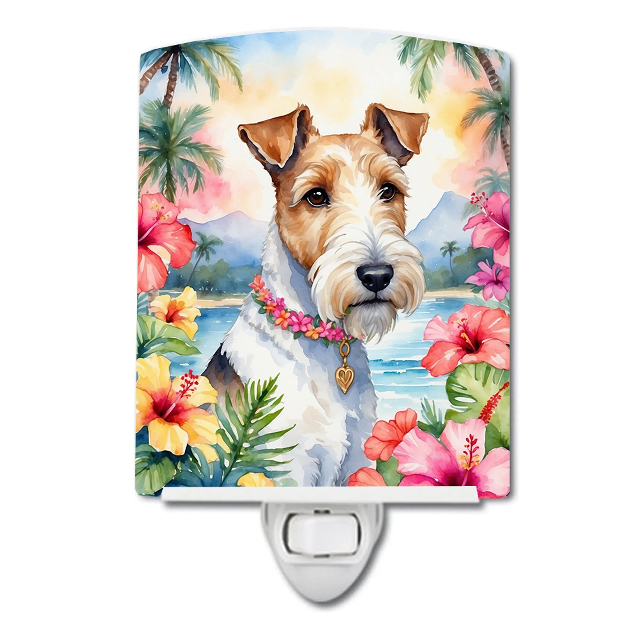 Luau Party Ceramic Night Light - Pack Of: 1 | Collection name: Luau party