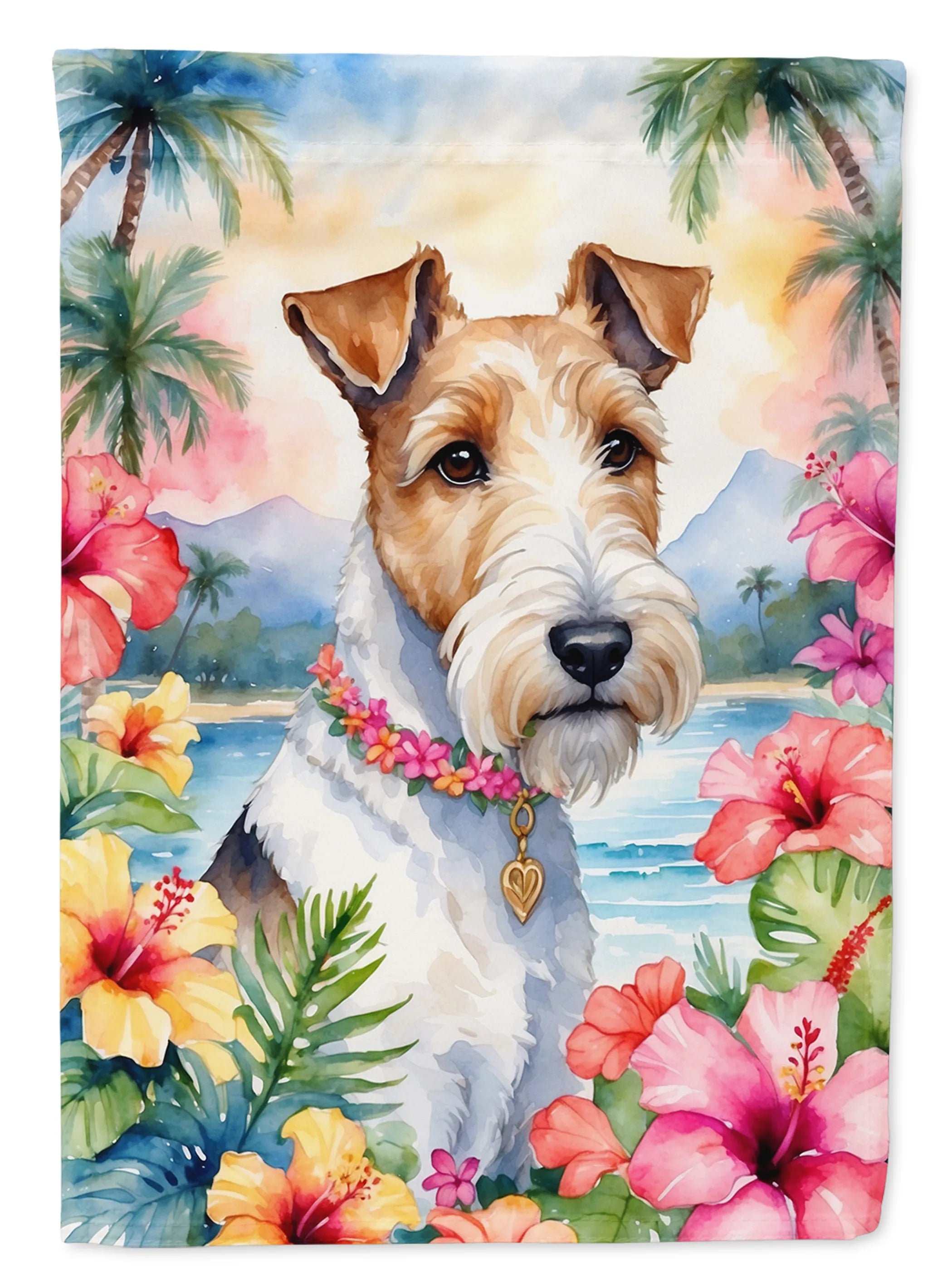 Luau Party Decorative Flag - Size: GARDEN SIZE | Pack Of: 1 | Collection name: Luau party