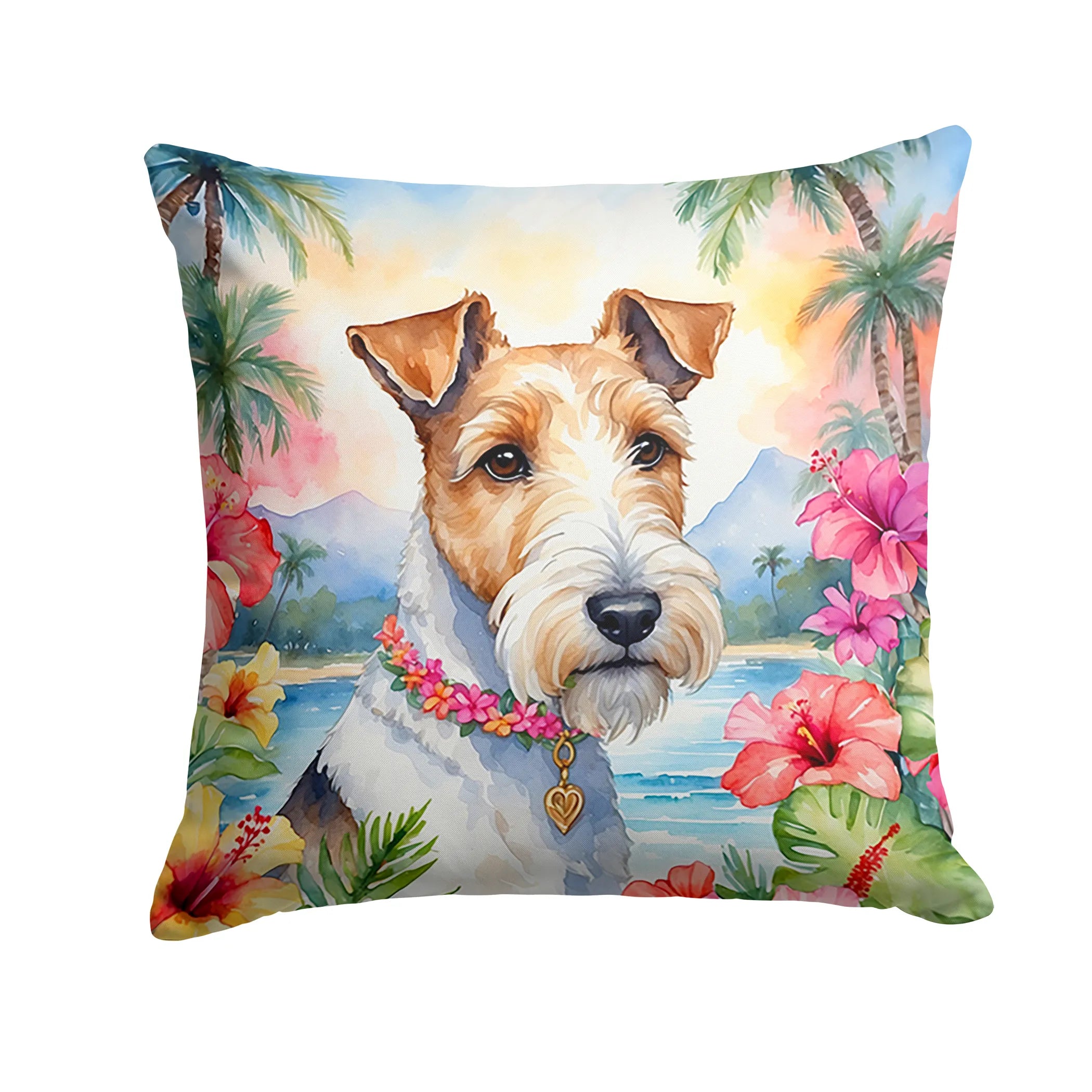 Luau Party Throw Pillow - Size: 14HX14W | Pack Of: 1 | Collection name: Luau party