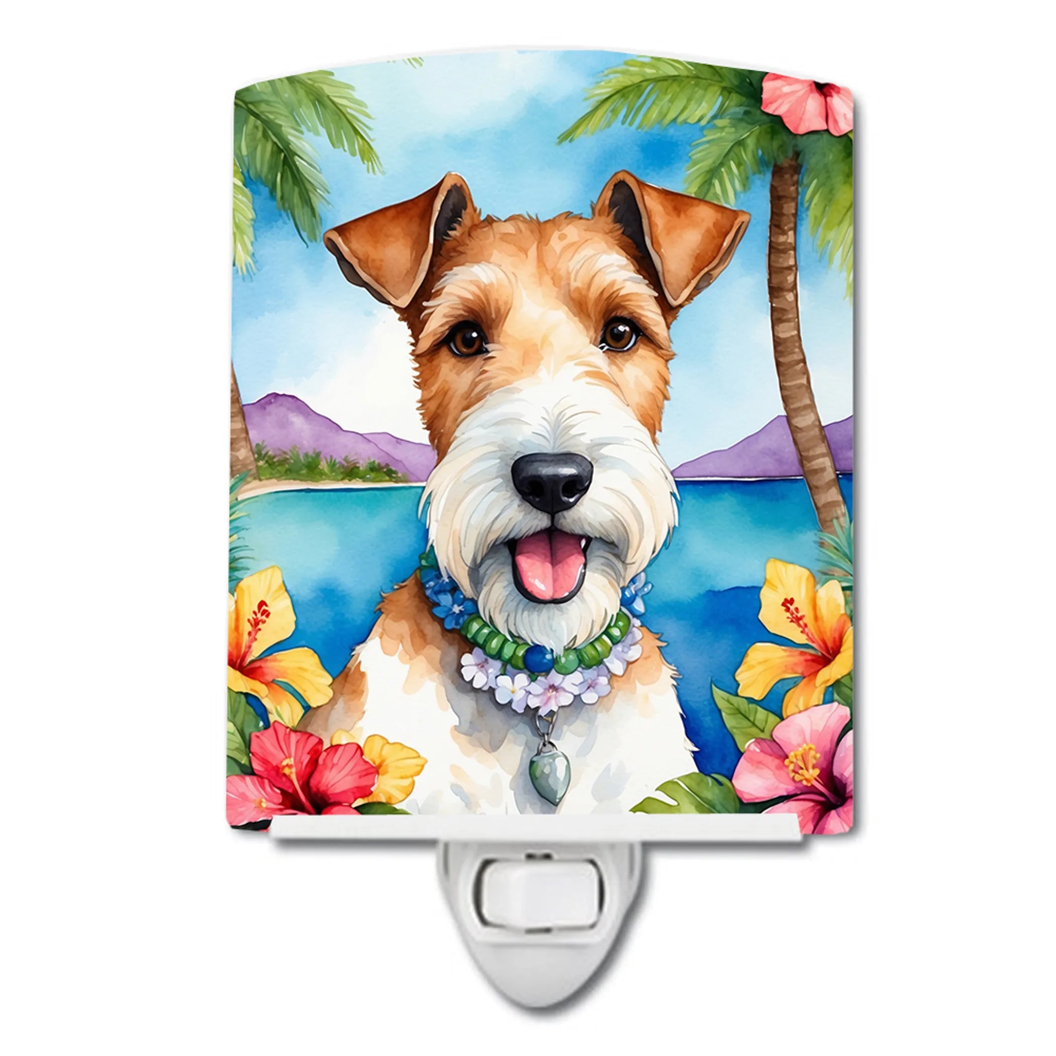 Luau Party Ceramic Night Light - Pack Of: 1 | Collection name: Luau party
