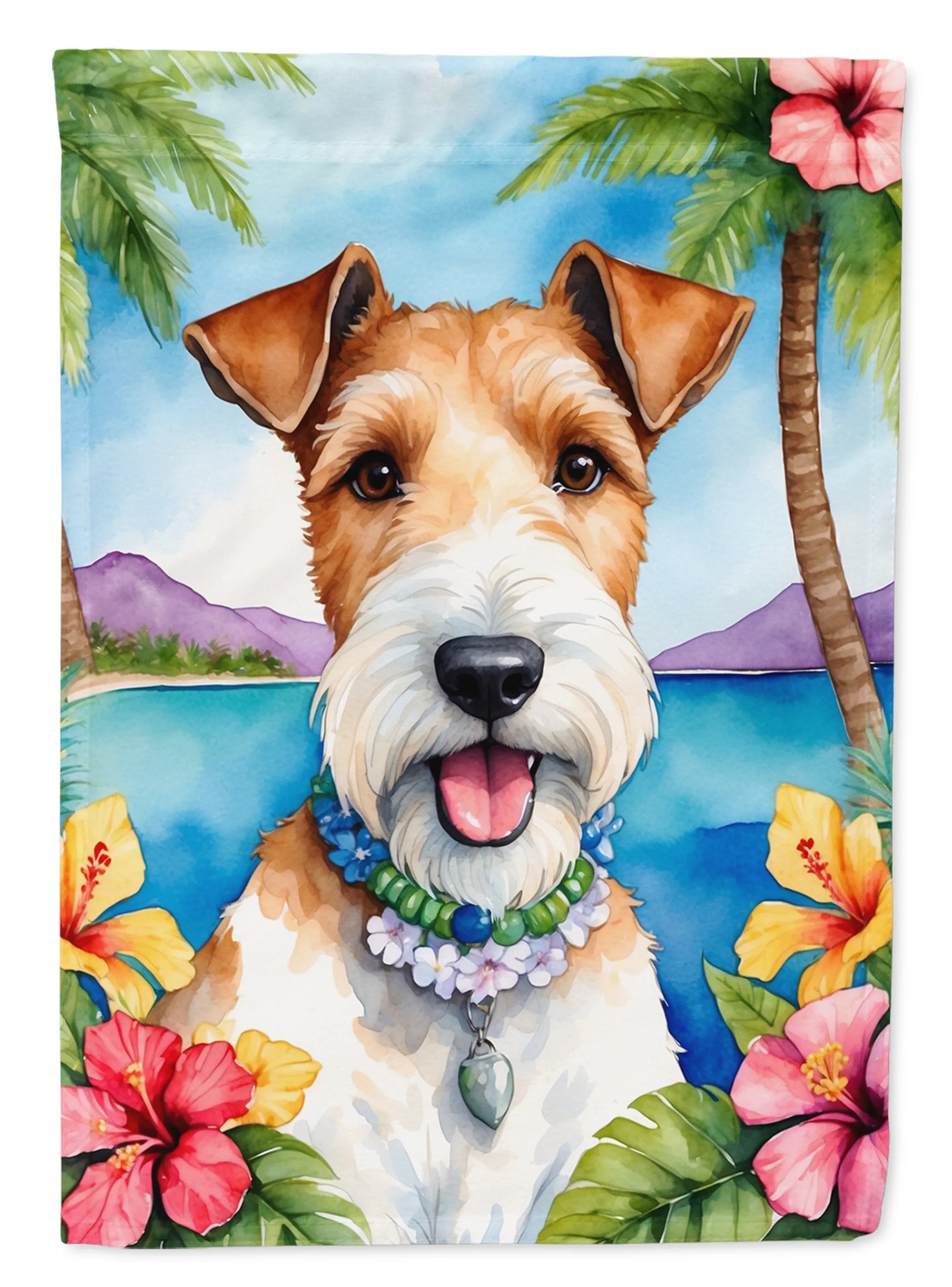 Luau Party Decorative Flag - Size: GARDEN SIZE | Pack Of: 1 | Collection name: Luau party
