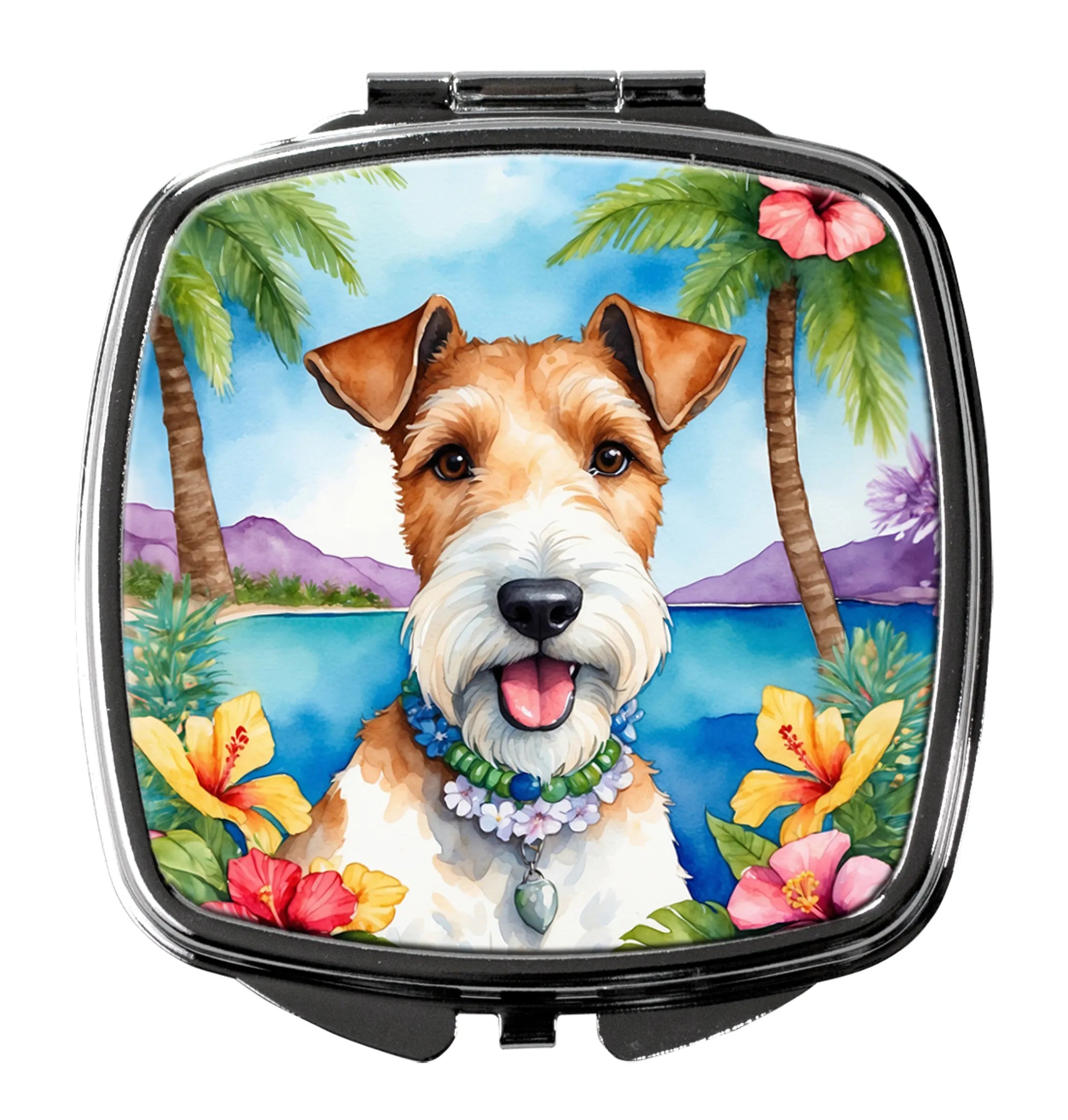 Luau Party Compact Mirror - Pack Of: 1 | Collection name: Luau party