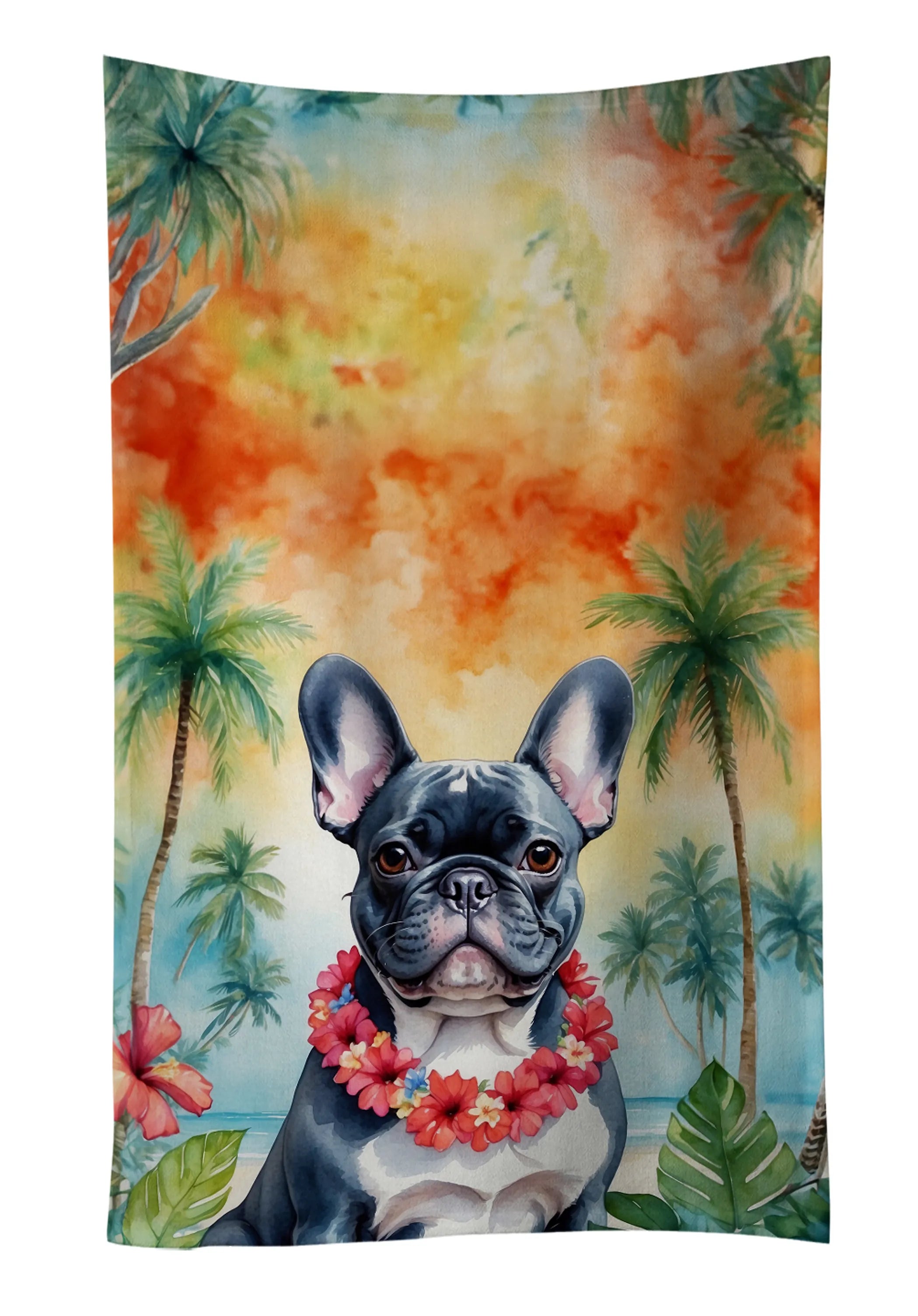 Luau Party Kitchen Towel - Size: 25HX15W | Pack Of: 1 | Collection name: Luau party