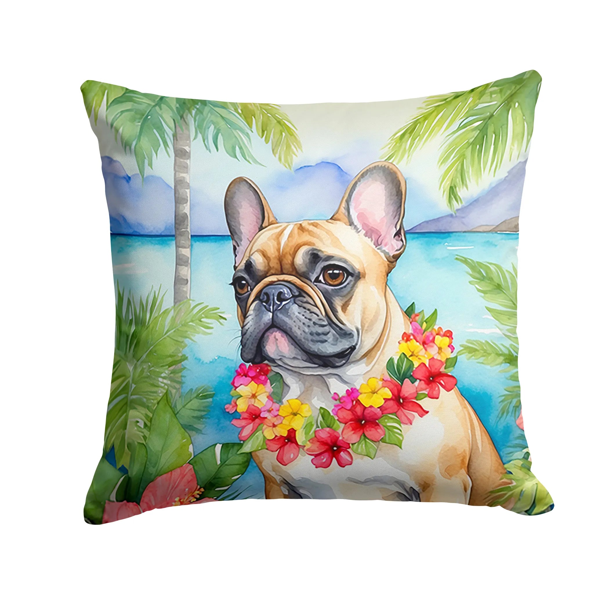 Luau Party Throw Pillow - Size: 14HX14W | Pack Of: 1 | Collection name: Luau party
