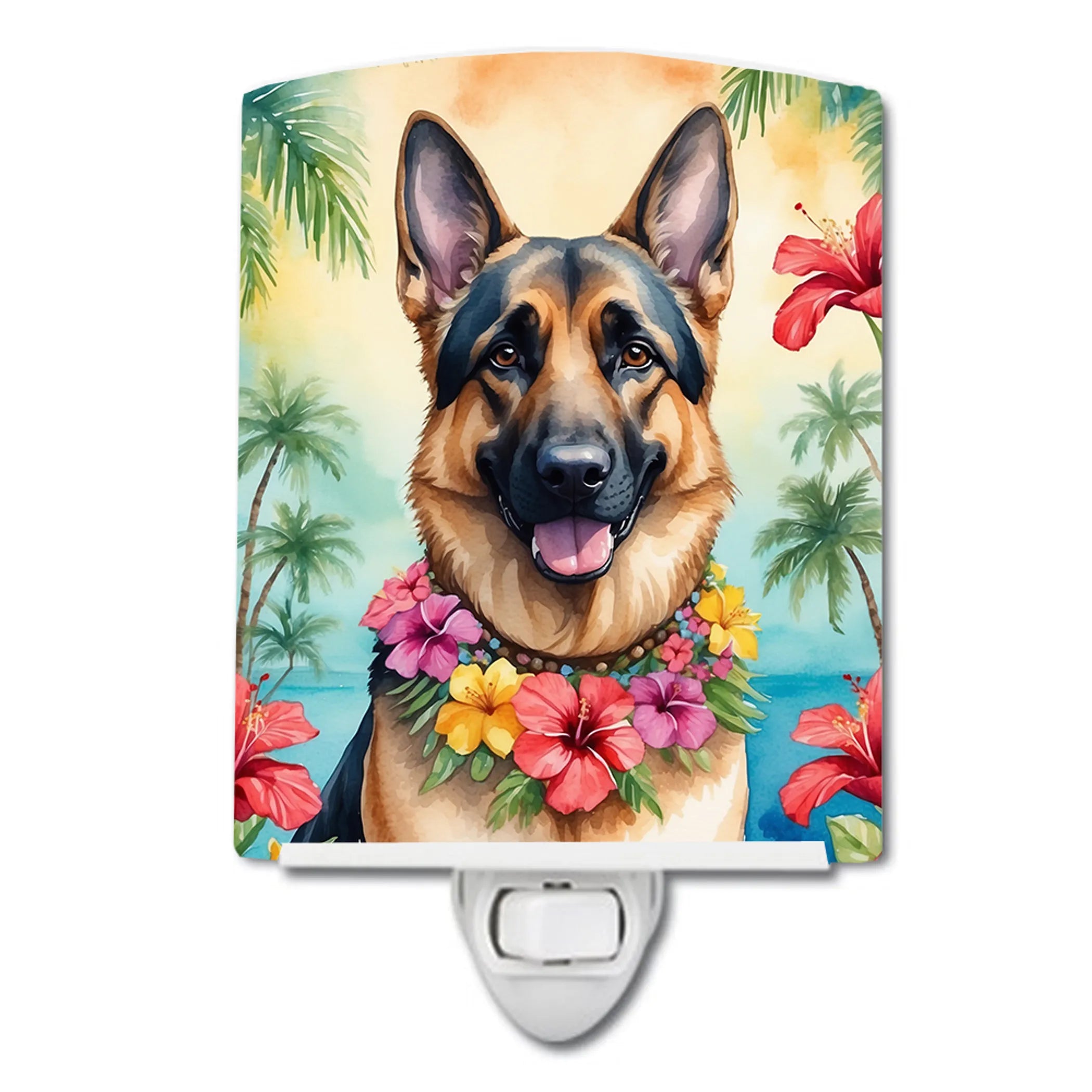 Luau Party Ceramic Night Light - Pack Of: 1 | Collection name: Luau party