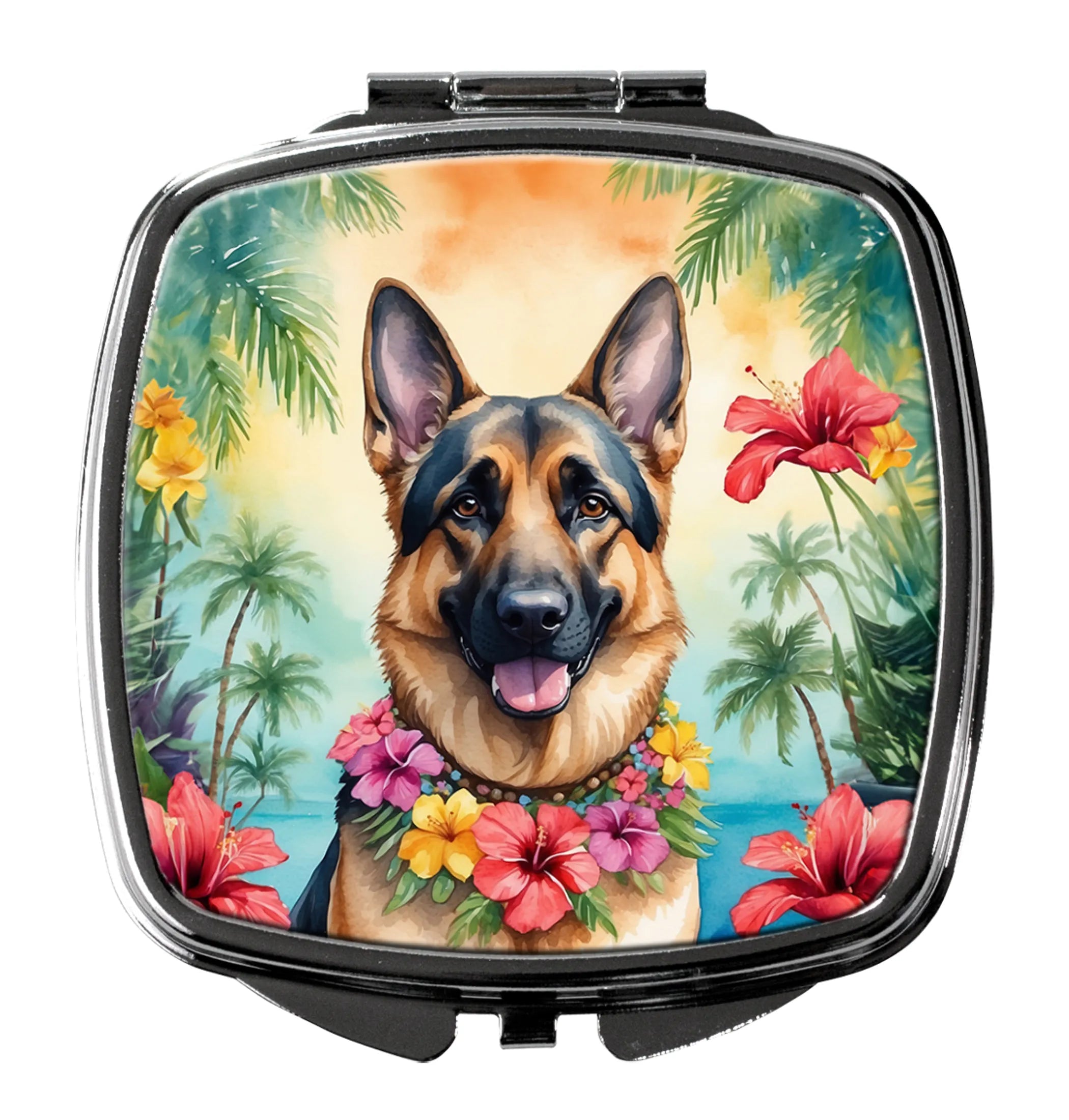Luau Party Compact Mirror - Pack Of: 1 | Collection name: Luau party