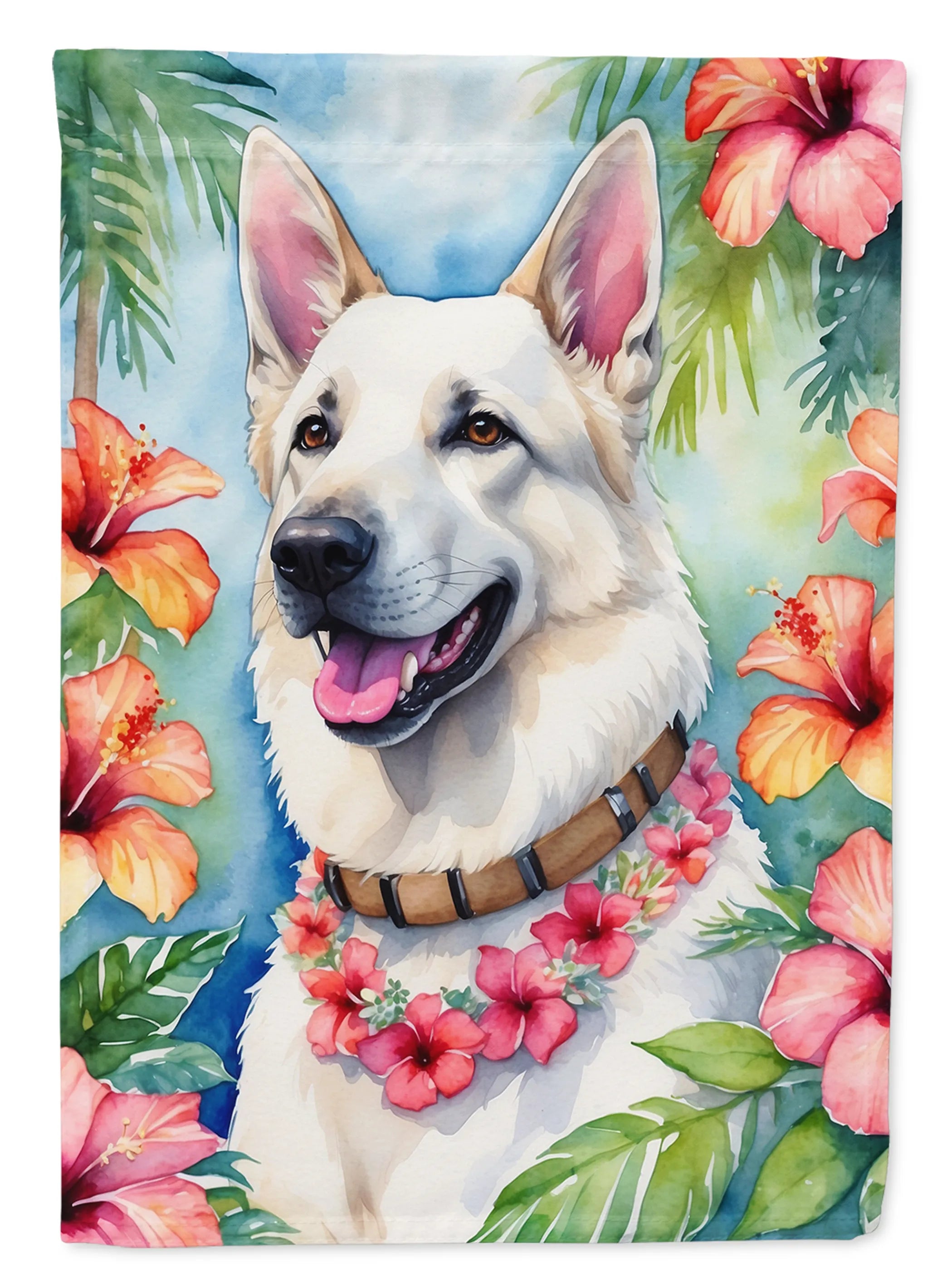 Luau Party Decorative Flag - Size: GARDEN SIZE | Pack Of: 1 | Collection name: Luau party