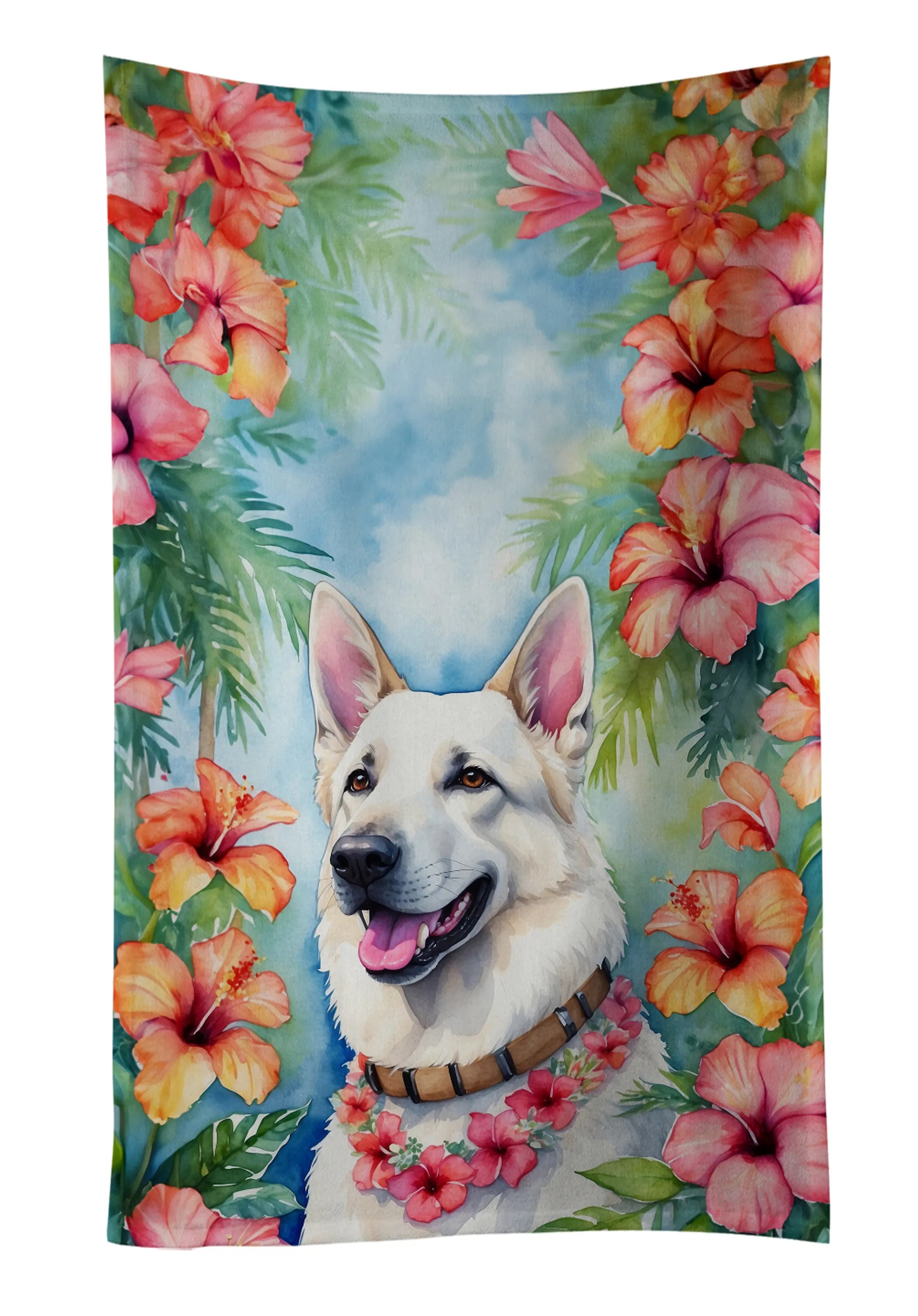 Luau Party Kitchen Towel - Size: 25HX15W | Pack Of: 1 | Collection name: Luau party