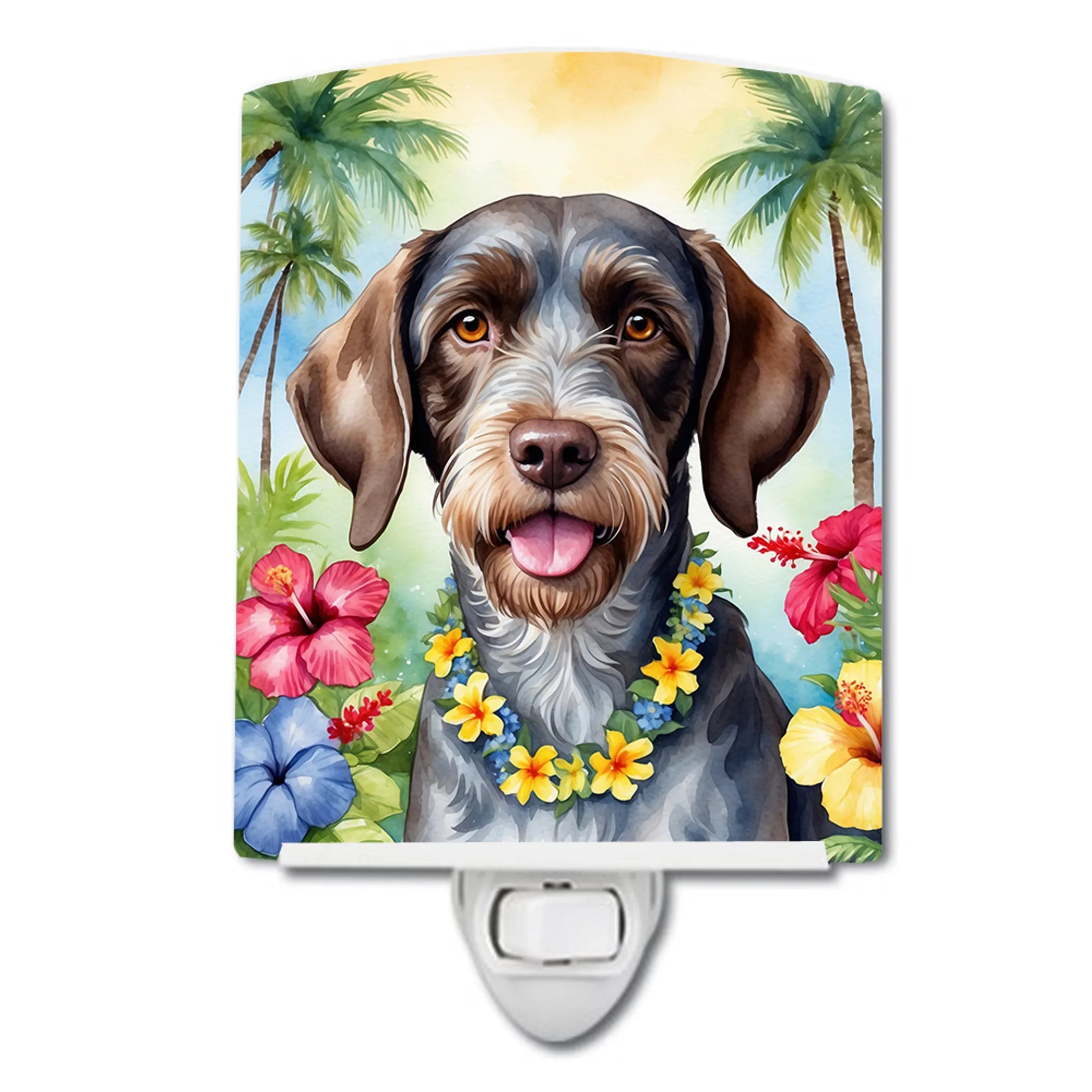 Luau Party Ceramic Night Light - Pack Of: 1 | Collection name: Luau party