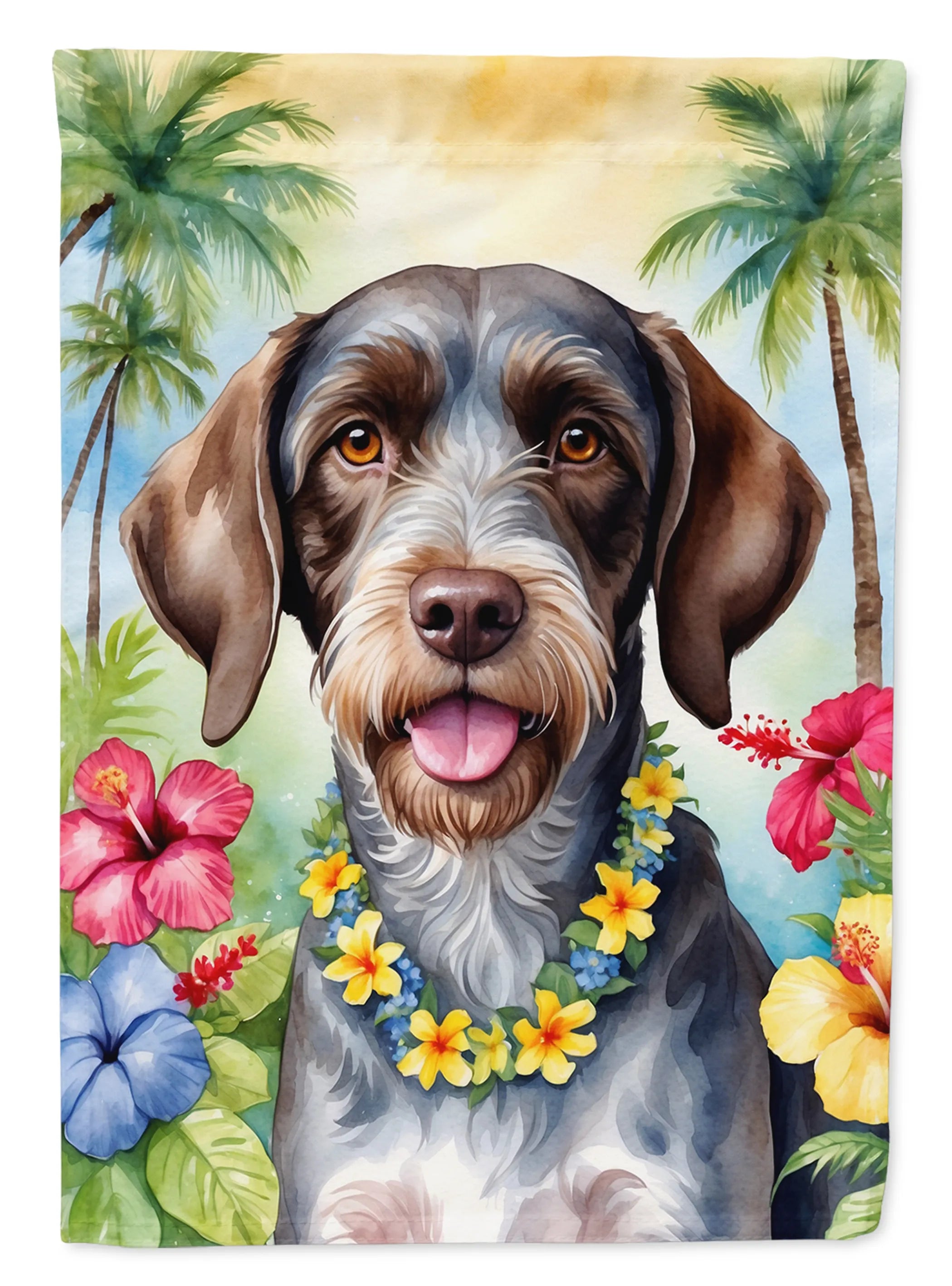 Luau Party Decorative Flag - Size: GARDEN SIZE | Pack Of: 1 | Collection name: Luau party