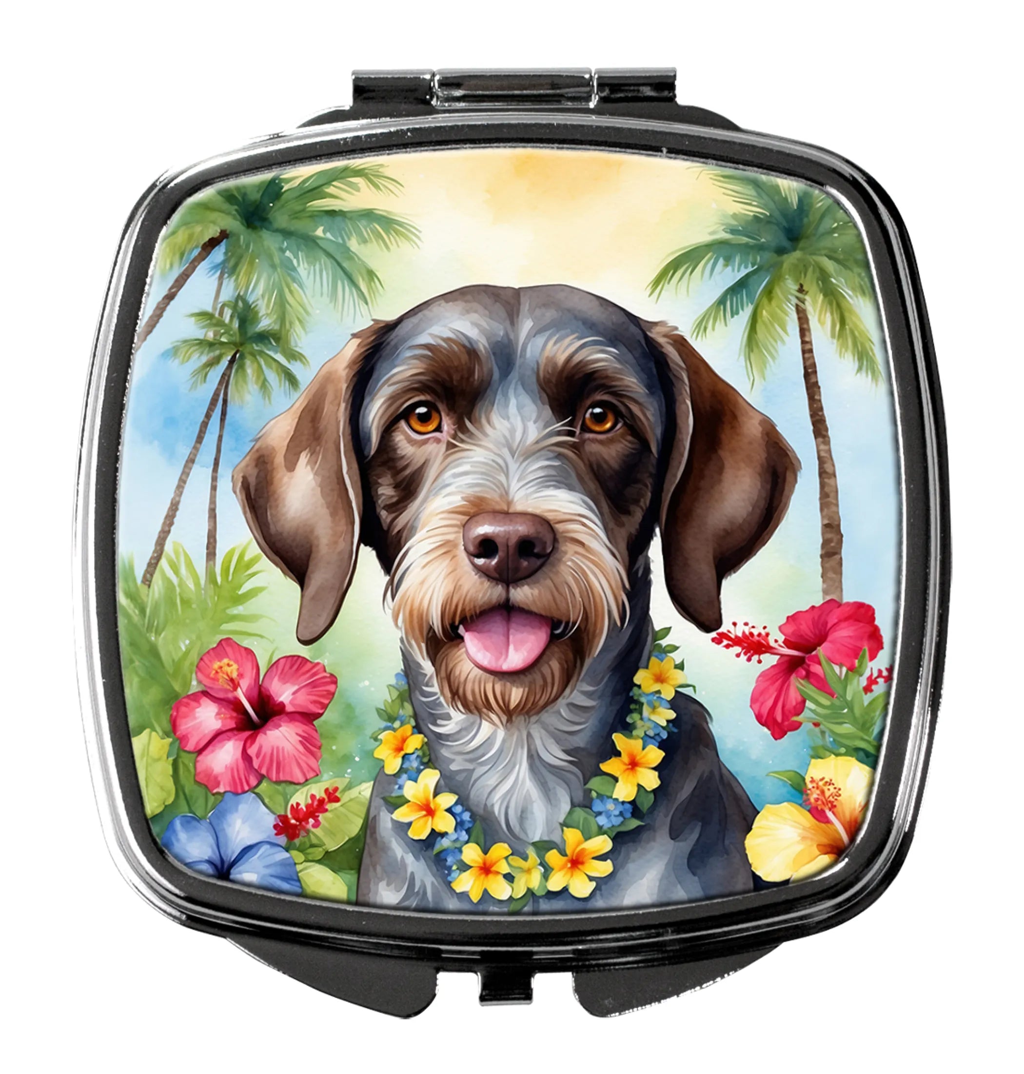Luau Party Compact Mirror - Pack Of: 1 | Collection name: Luau party