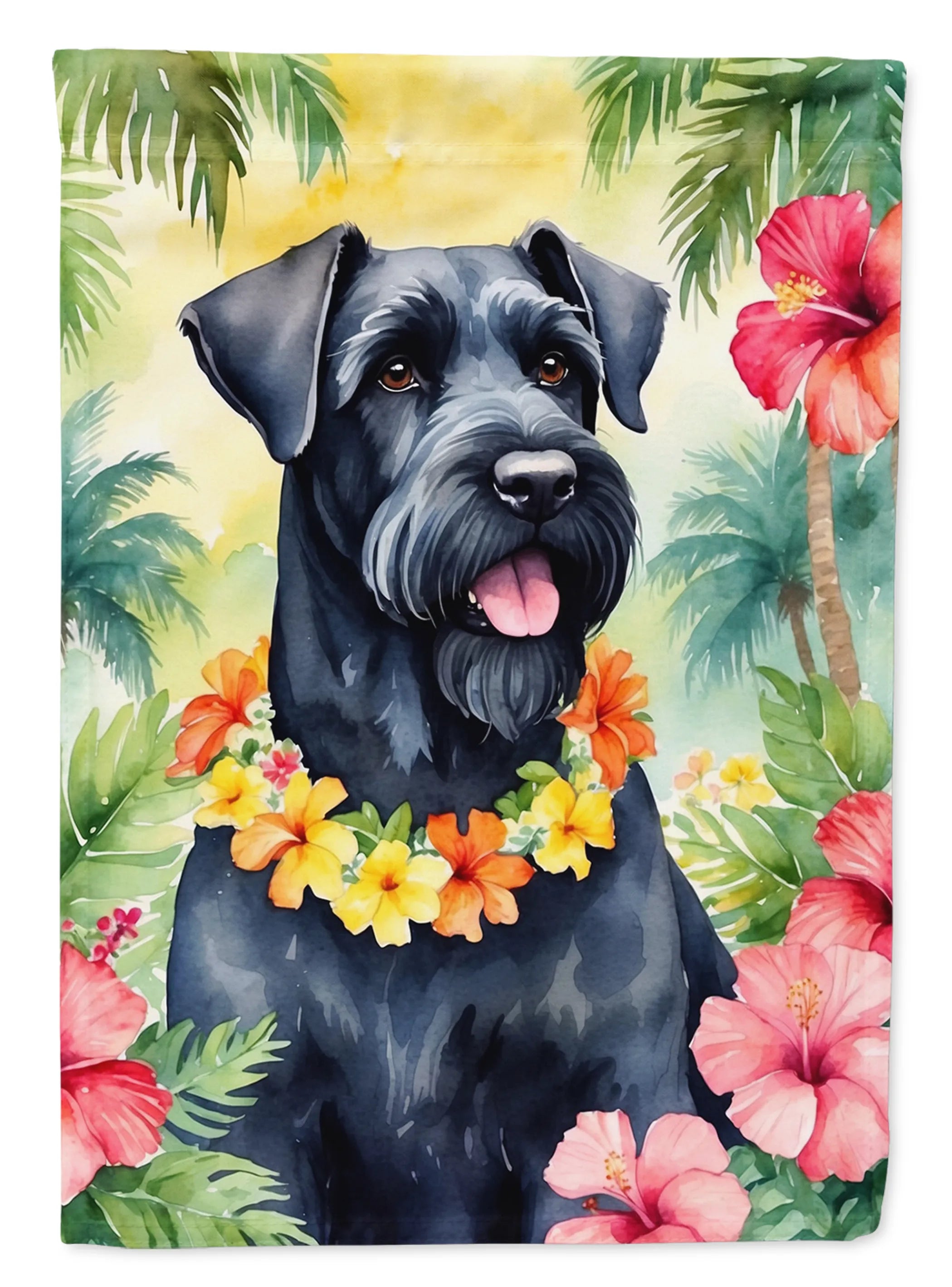 Luau Party Decorative Flag - Size: GARDEN SIZE | Pack Of: 1 | Collection name: Luau party