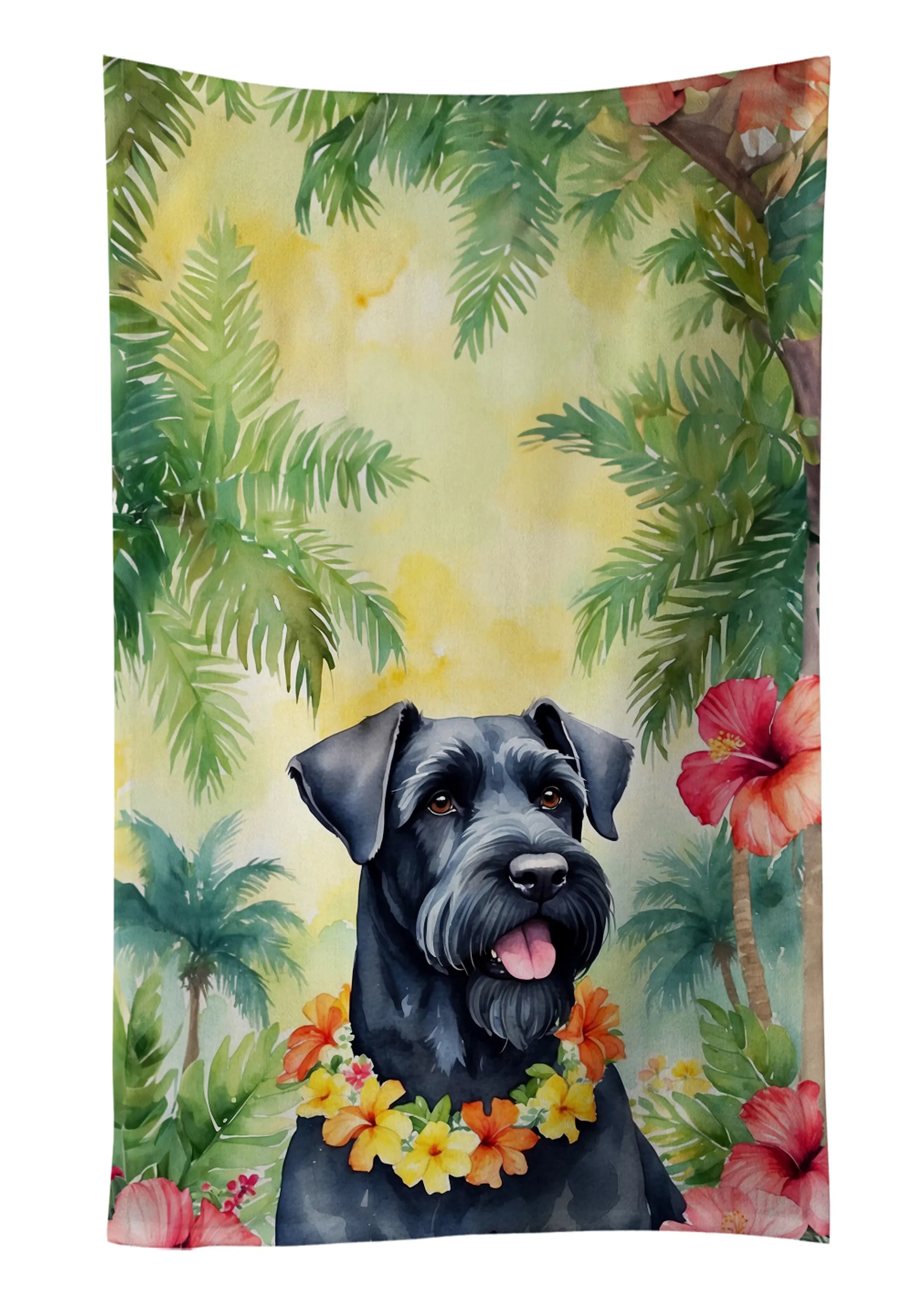 Luau Party Kitchen Towel - Size: 25HX15W | Pack Of: 1 | Collection name: Luau party