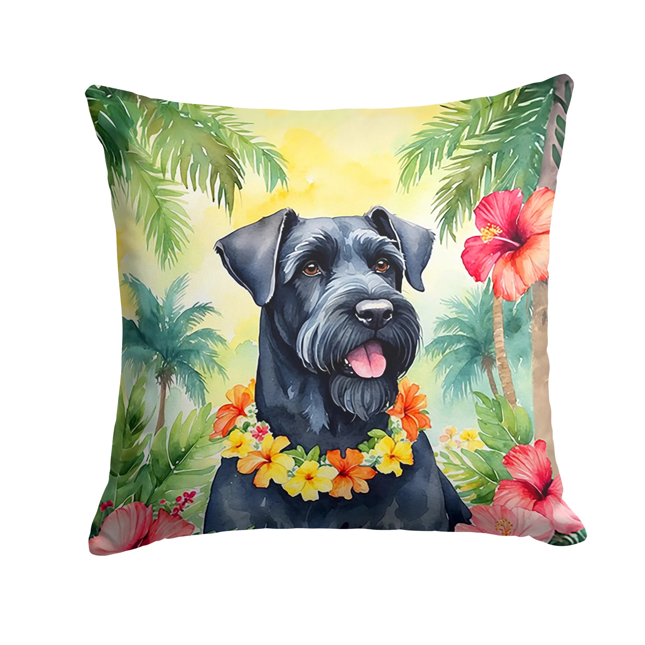 Luau Party Throw Pillow - Size: 14HX14W | Pack Of: 1 | Collection name: Luau party