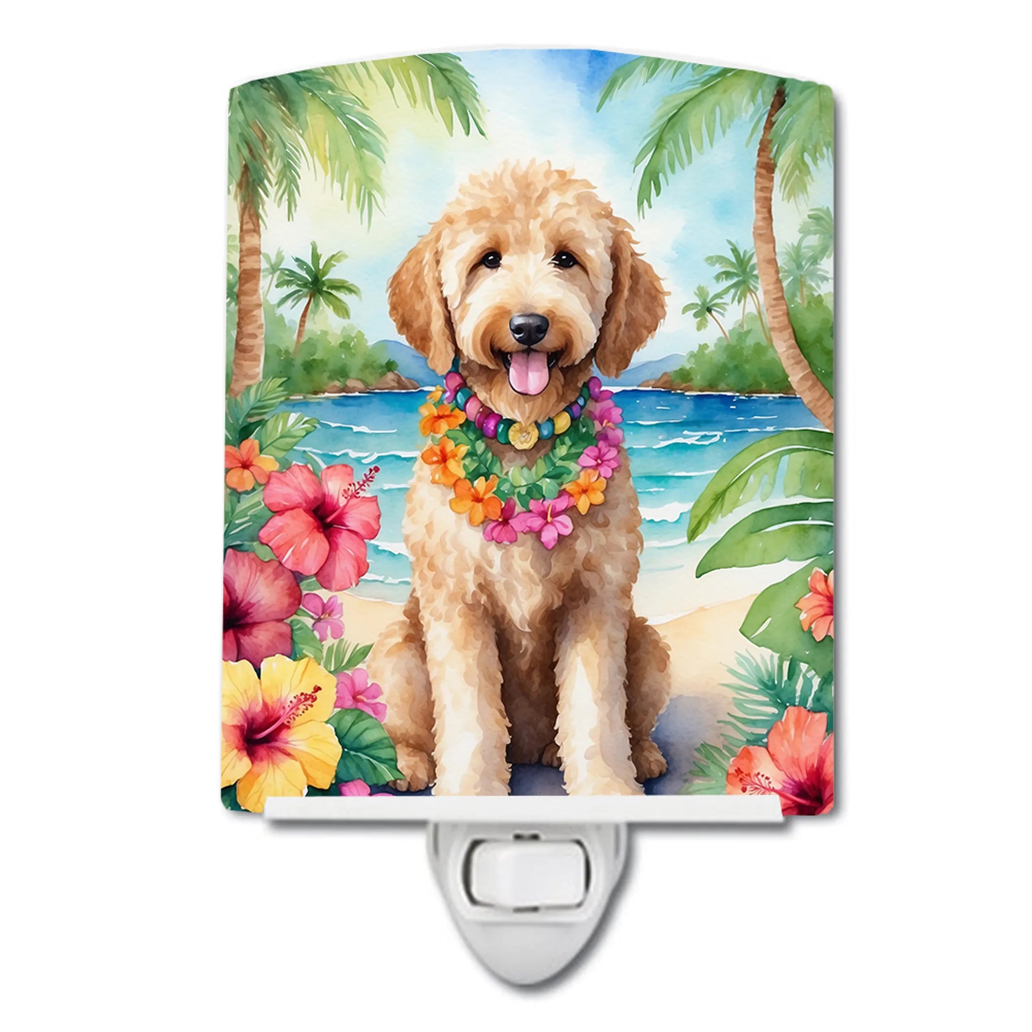Luau Party Ceramic Night Light - Pack Of: 1 | Collection name: Luau party