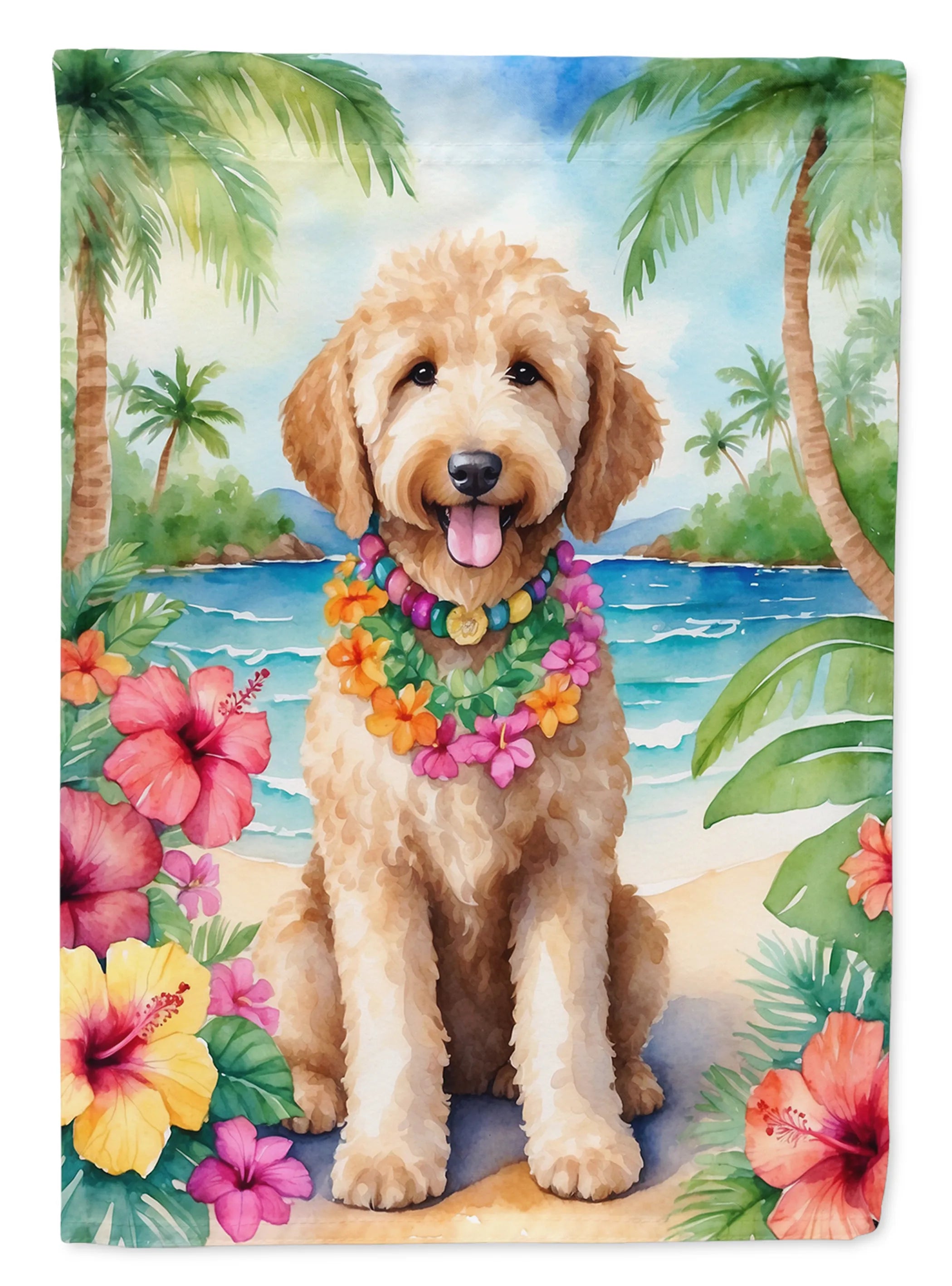 Luau Party Decorative Flag - Size: GARDEN SIZE | Pack Of: 1 | Collection name: Luau party