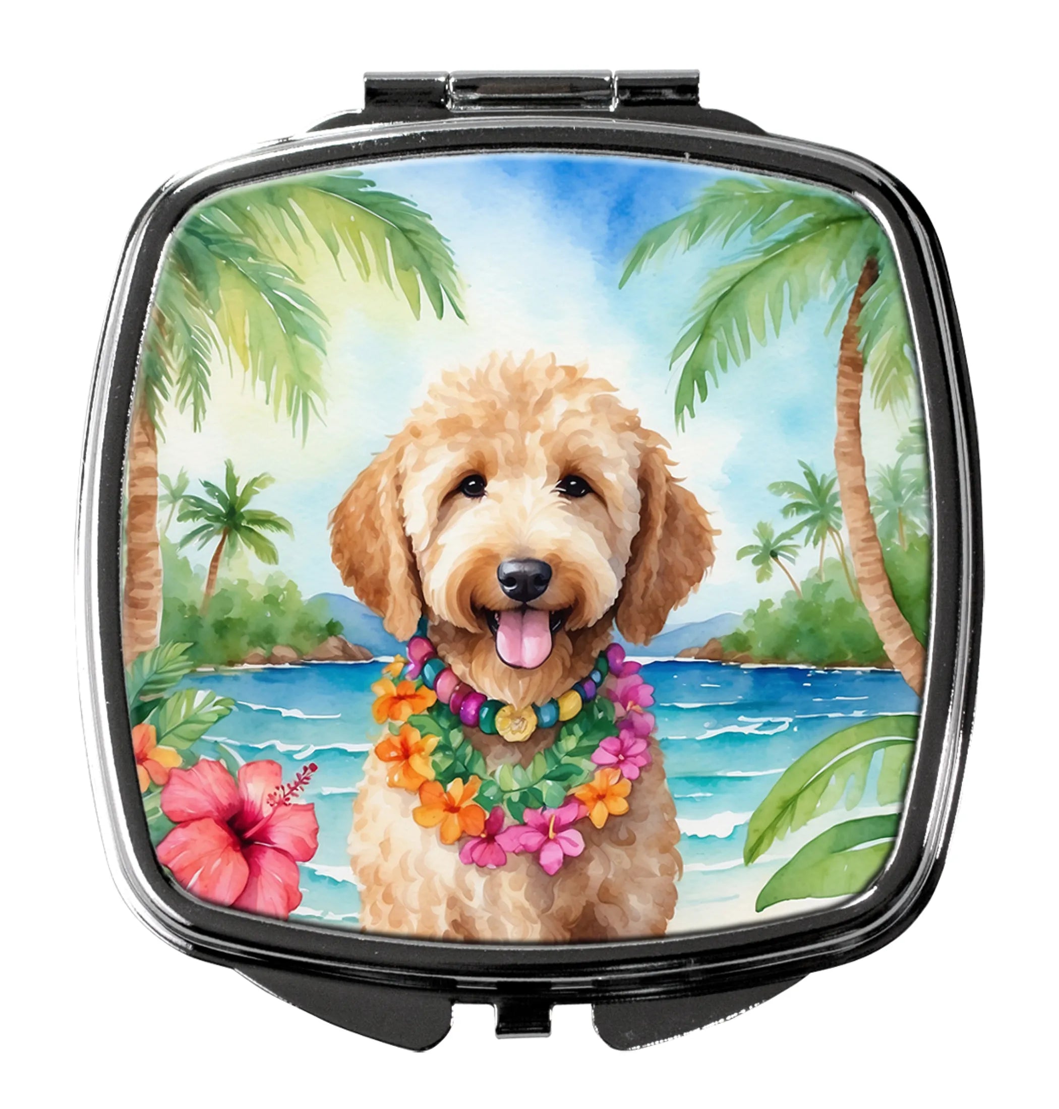 Luau Party Compact Mirror - Pack Of: 1 | Collection name: Luau party