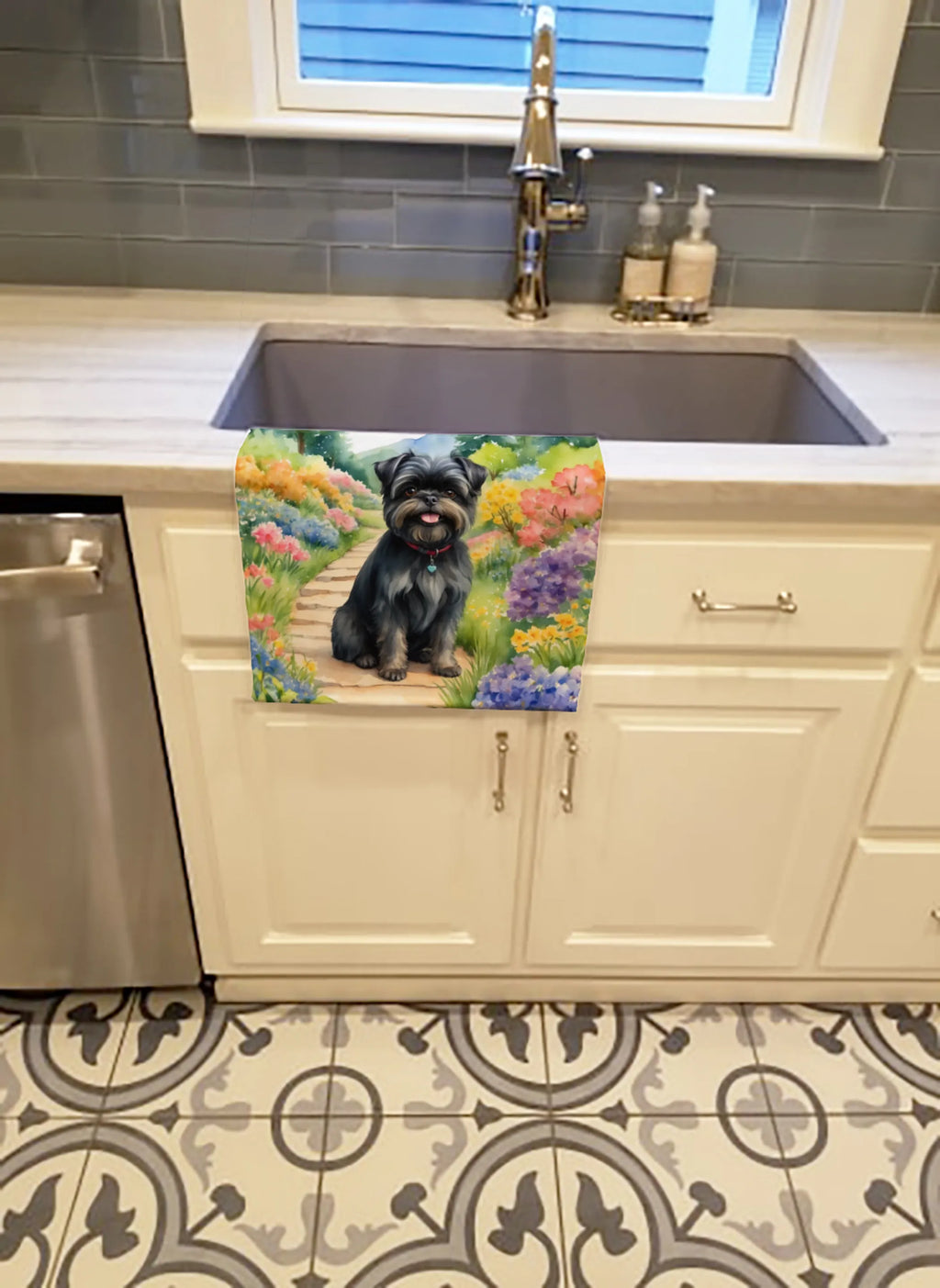 Spring Path Kitchen Towel - Size: 25HX15W | Pack Of: 1 | Collection name: Spring path