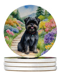 Spring Path Large Sandstone Coasters (Pack of 4)