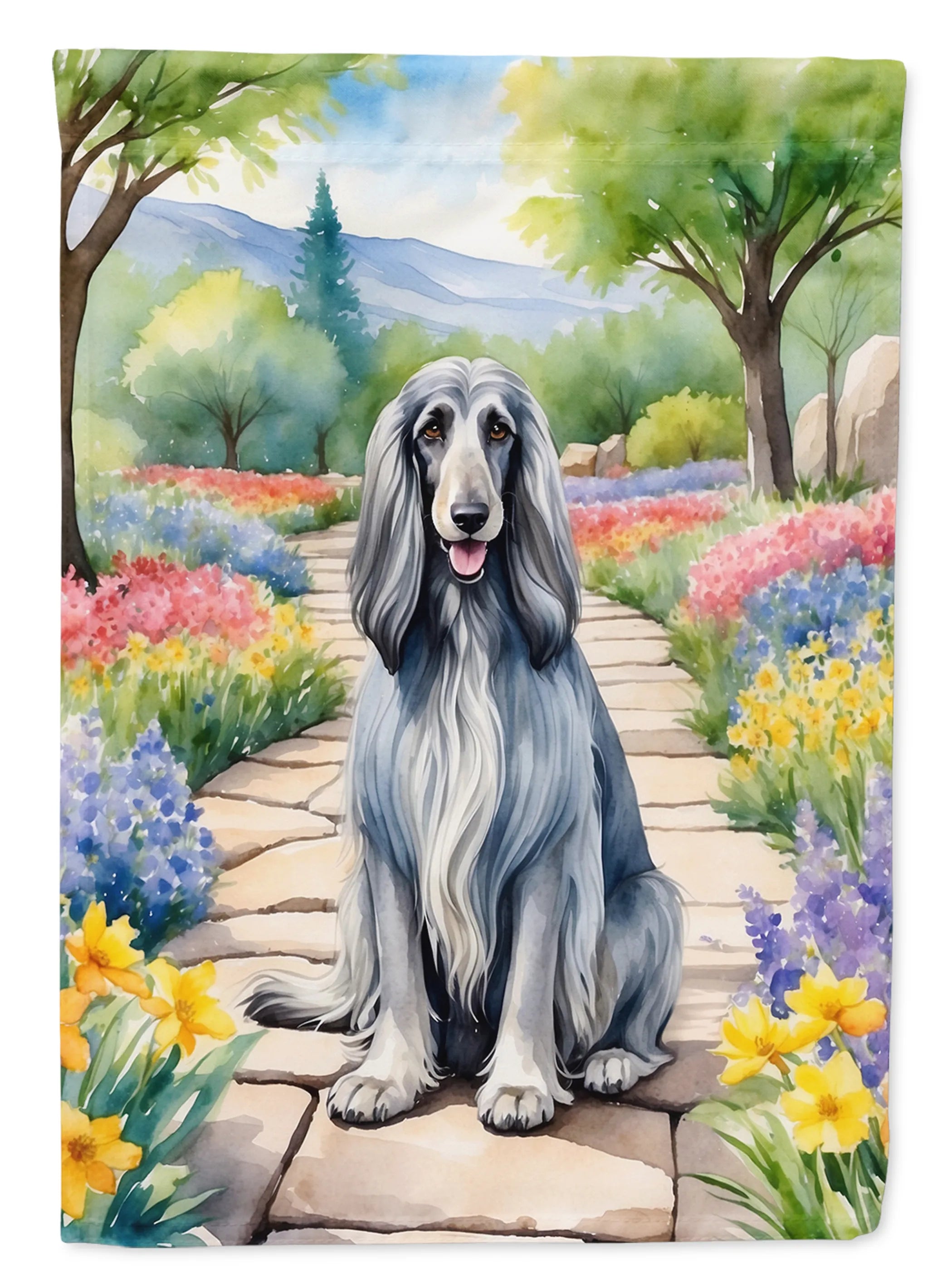 Spring Path Decorative Flag - Size: GARDEN SIZE | Pack Of: 1 | Collection name: Spring path