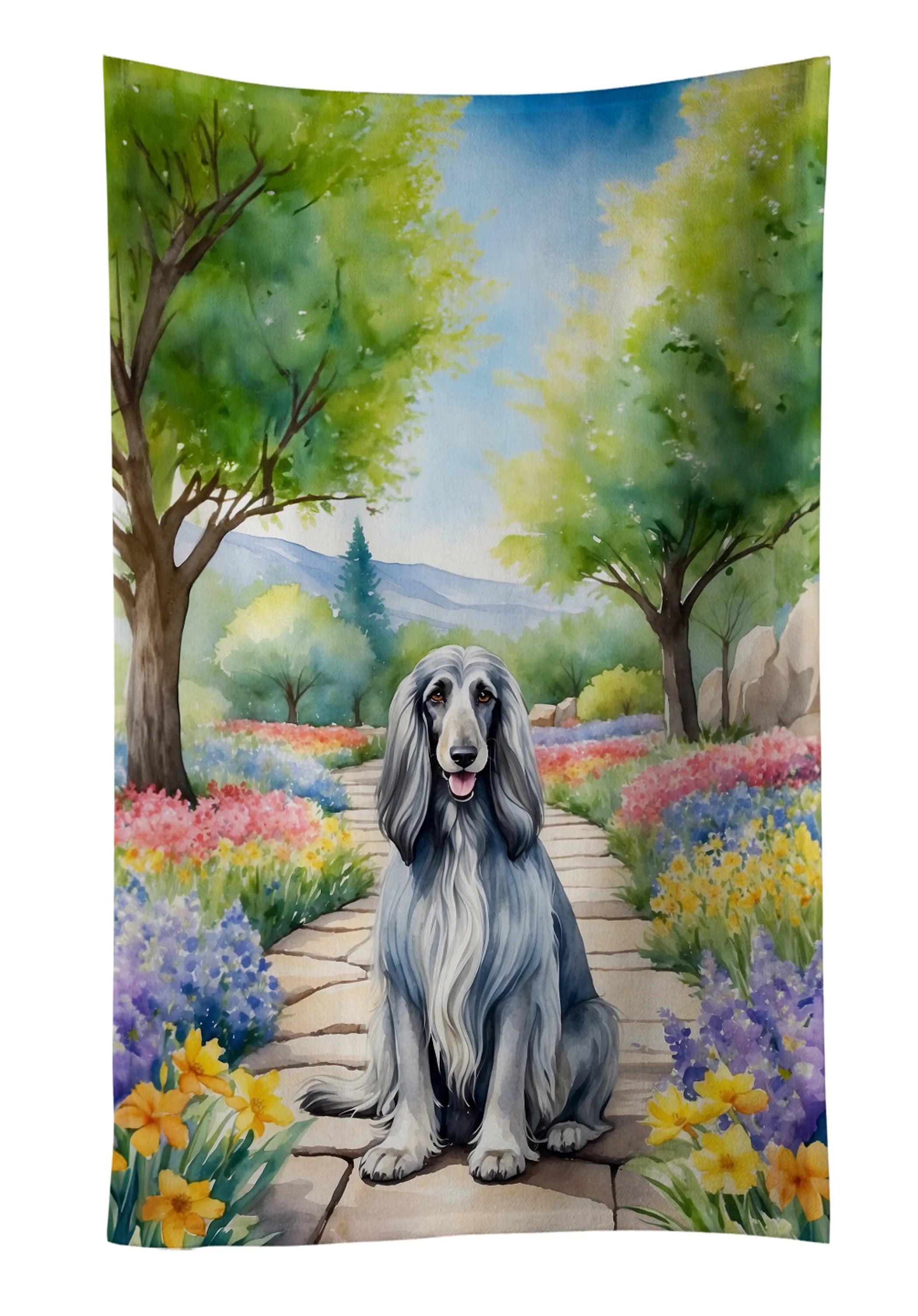 Spring Path Kitchen Towel - Size: 25HX15W | Pack Of: 1 | Collection name: Spring path