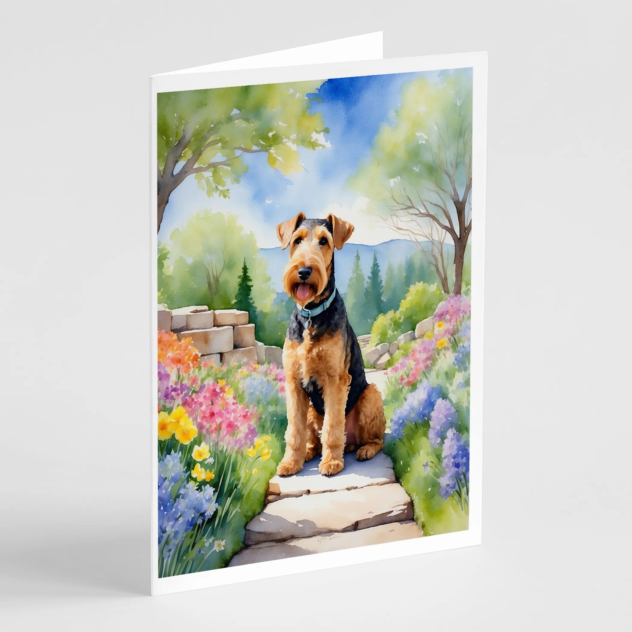 Spring Path Greeting Cards  - Size: 5X7 | Pack Of: 8 | Collection name: Spring path