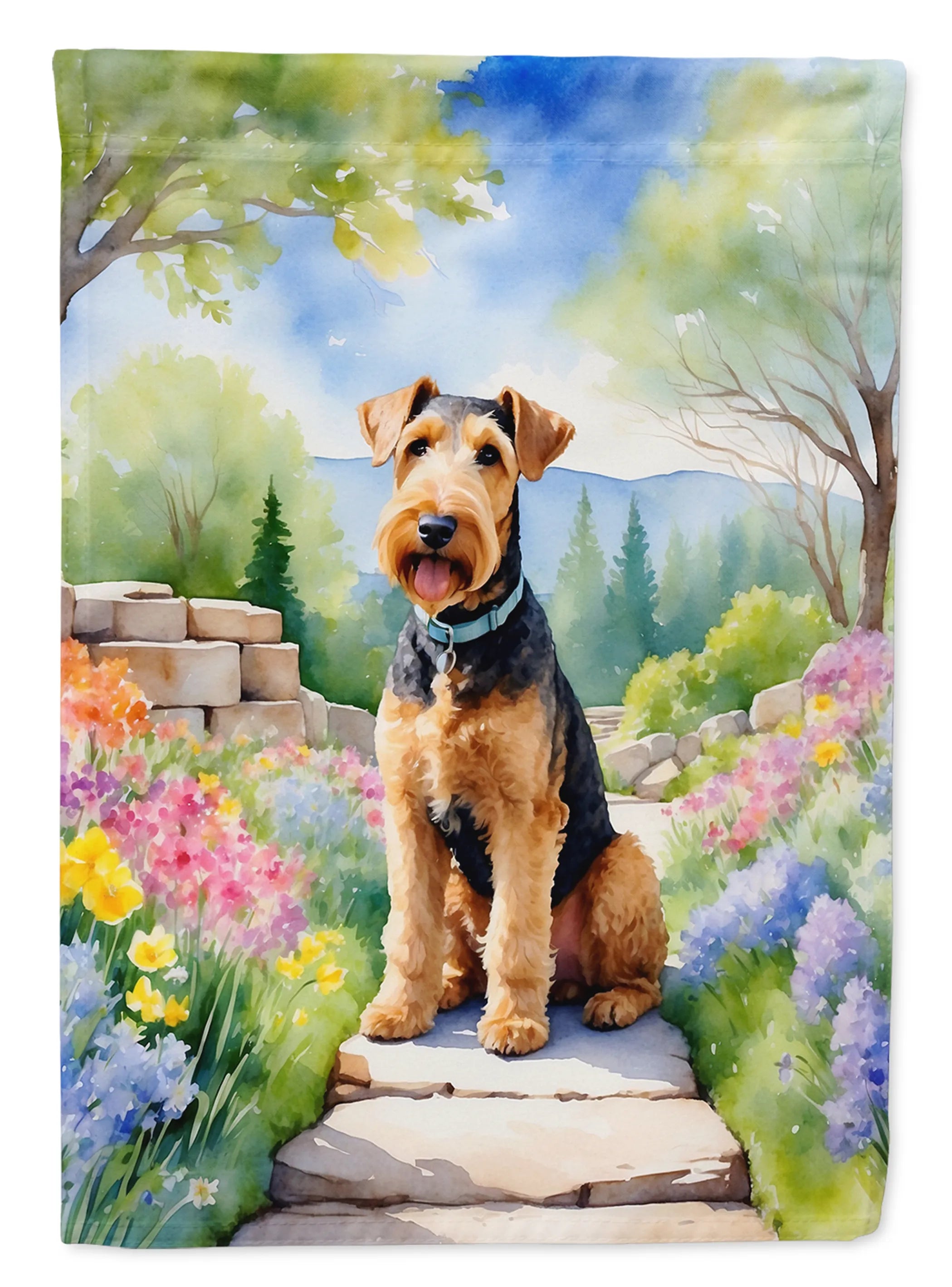 Spring Path Decorative Flag - Size: GARDEN SIZE | Pack Of: 1 | Collection name: Spring path