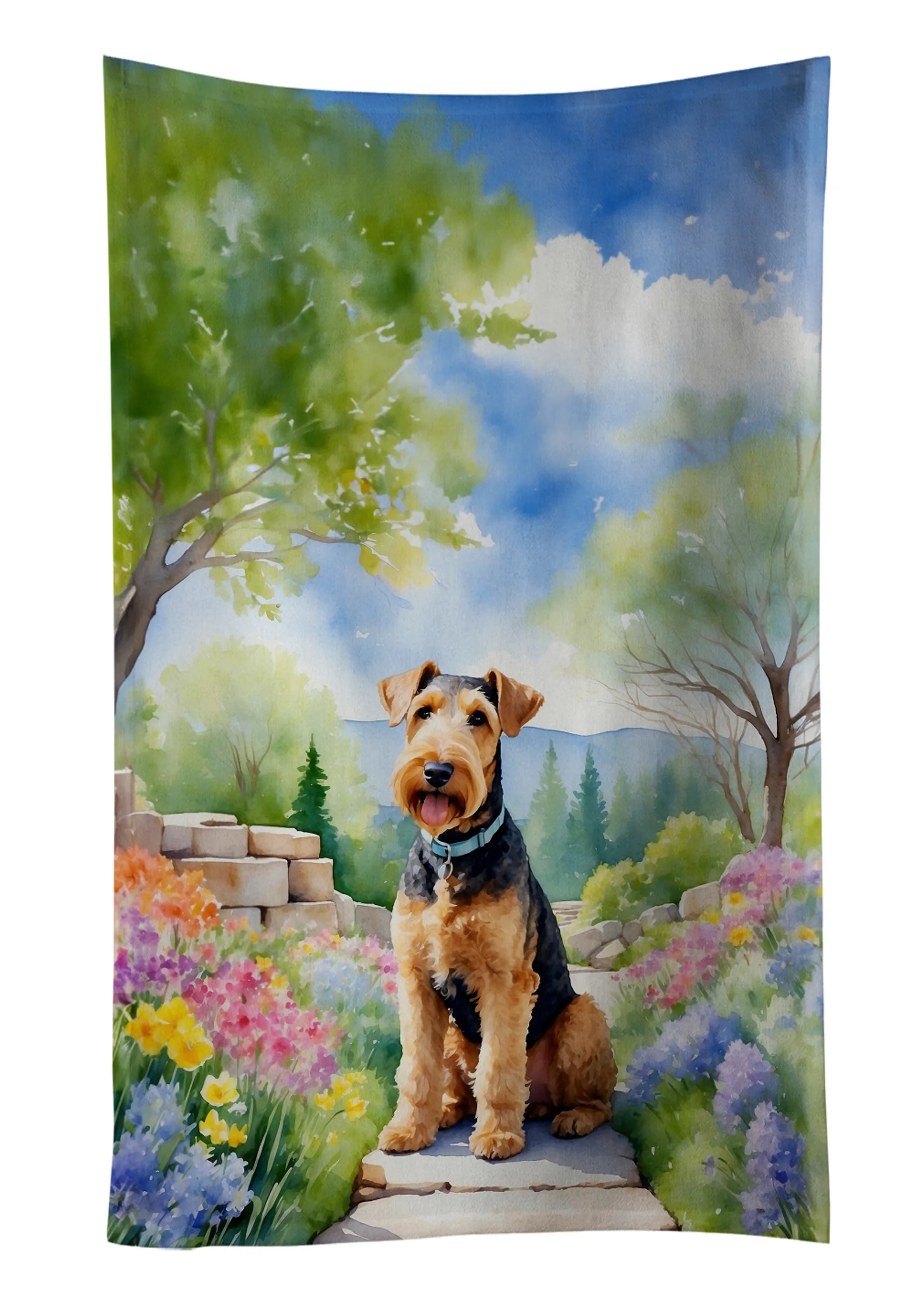 Spring Path Kitchen Towel - Size: 25HX15W | Pack Of: 1 | Collection name: Spring path