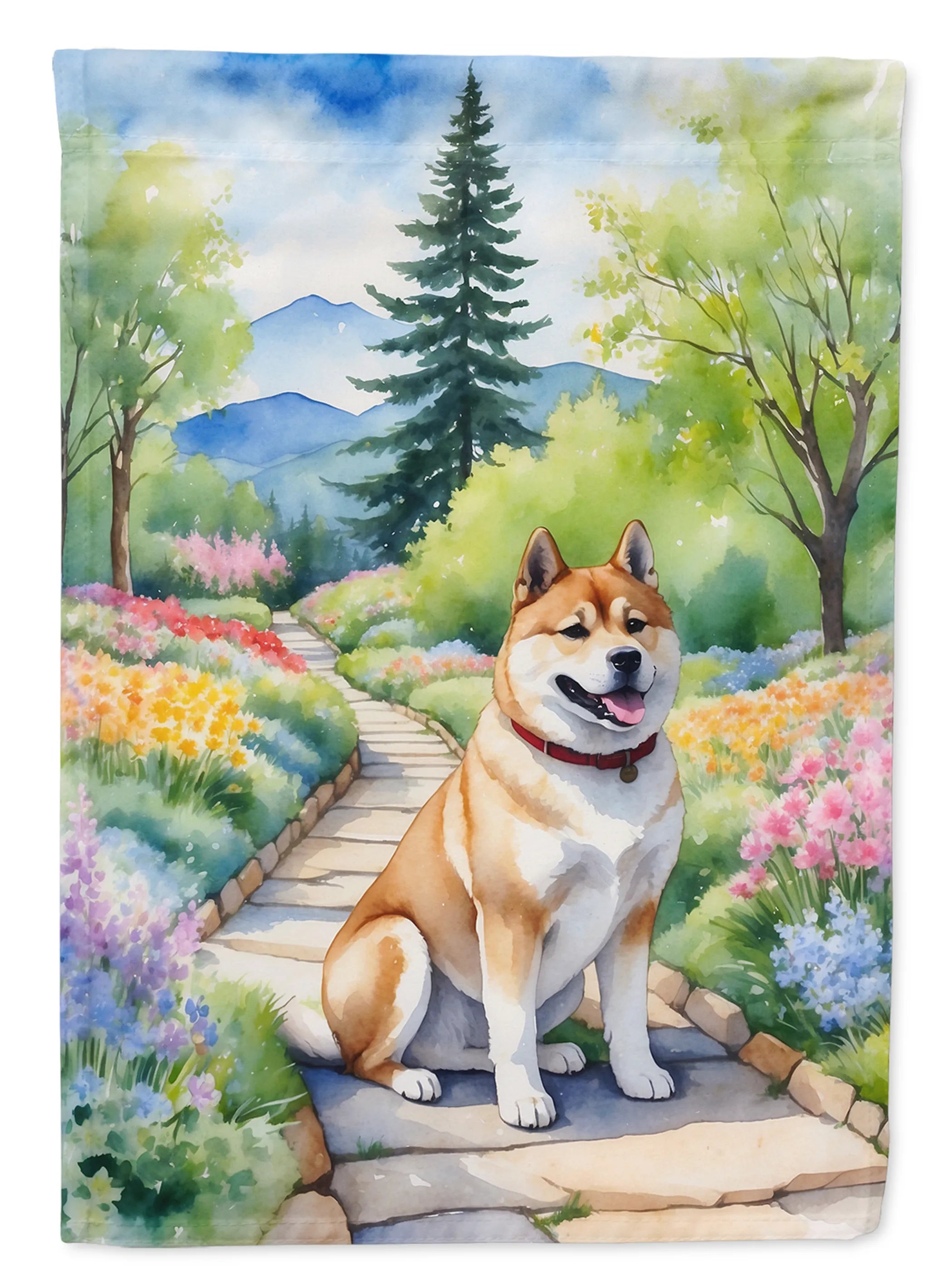 Spring Path Decorative Flag - Size: GARDEN SIZE | Pack Of: 1 | Collection name: Spring path
