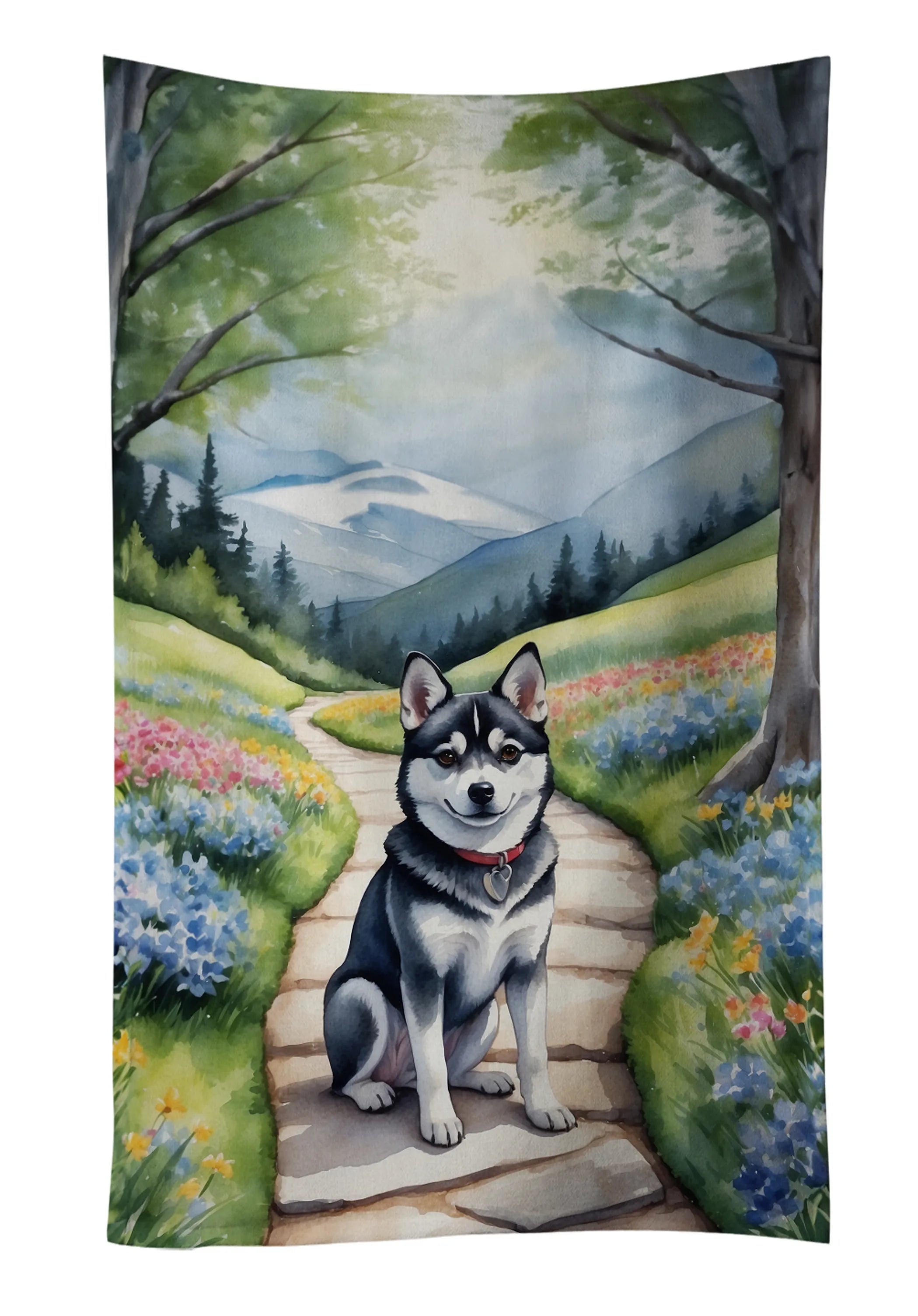 Spring Path Kitchen Towel - Size: 25HX15W | Pack Of: 1 | Collection name: Spring path