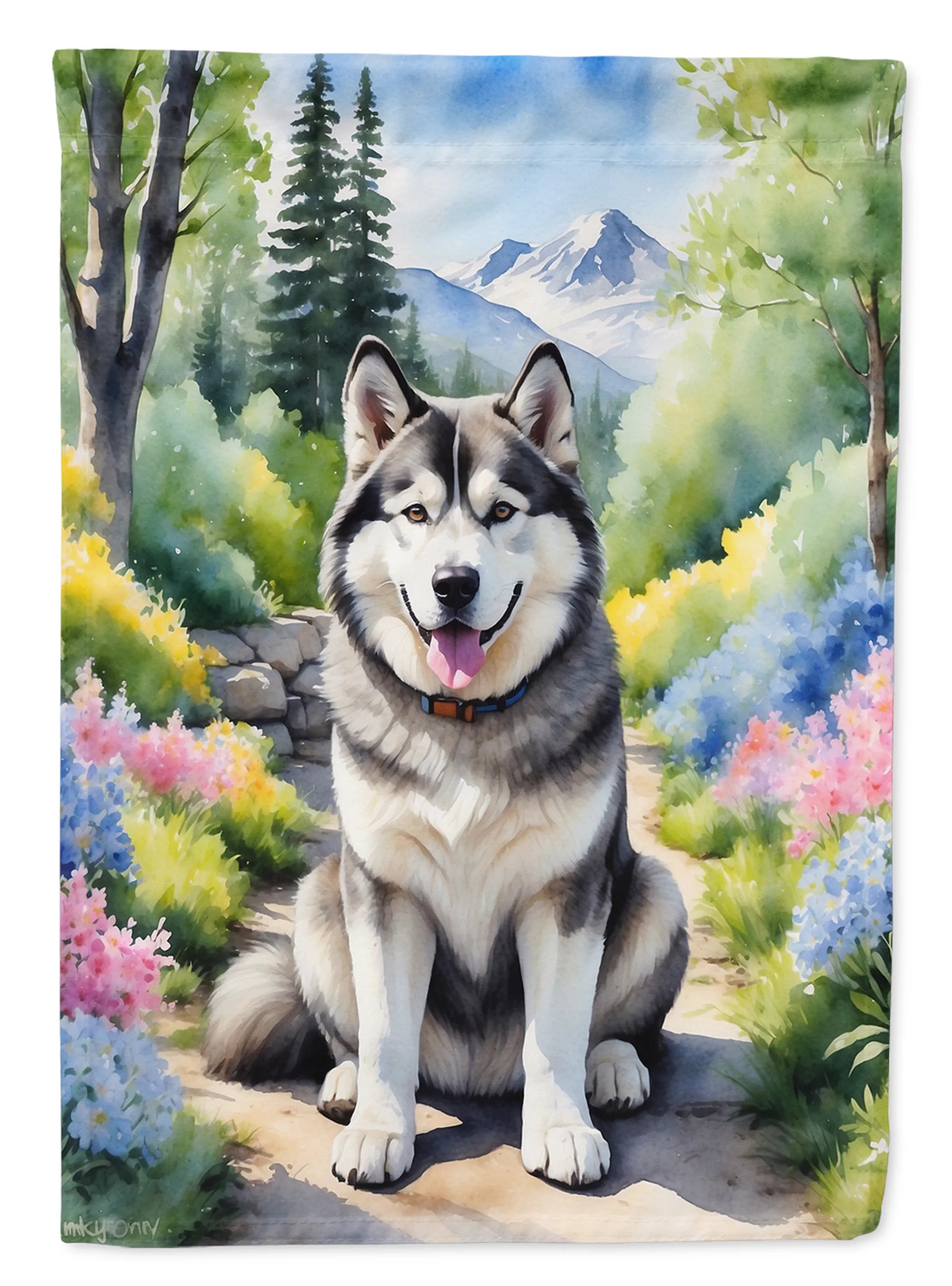 Spring Path Decorative Flag - Size: GARDEN SIZE | Pack Of: 1 | Collection name: Spring path