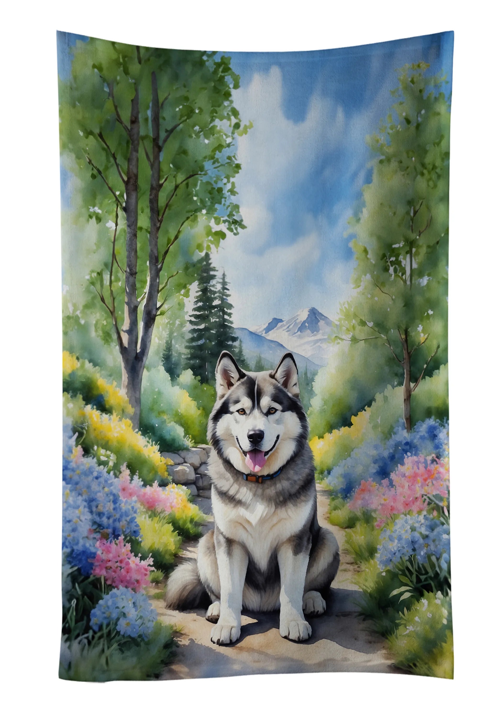 Spring Path Kitchen Towel - Size: 25HX15W | Pack Of: 1 | Collection name: Spring path