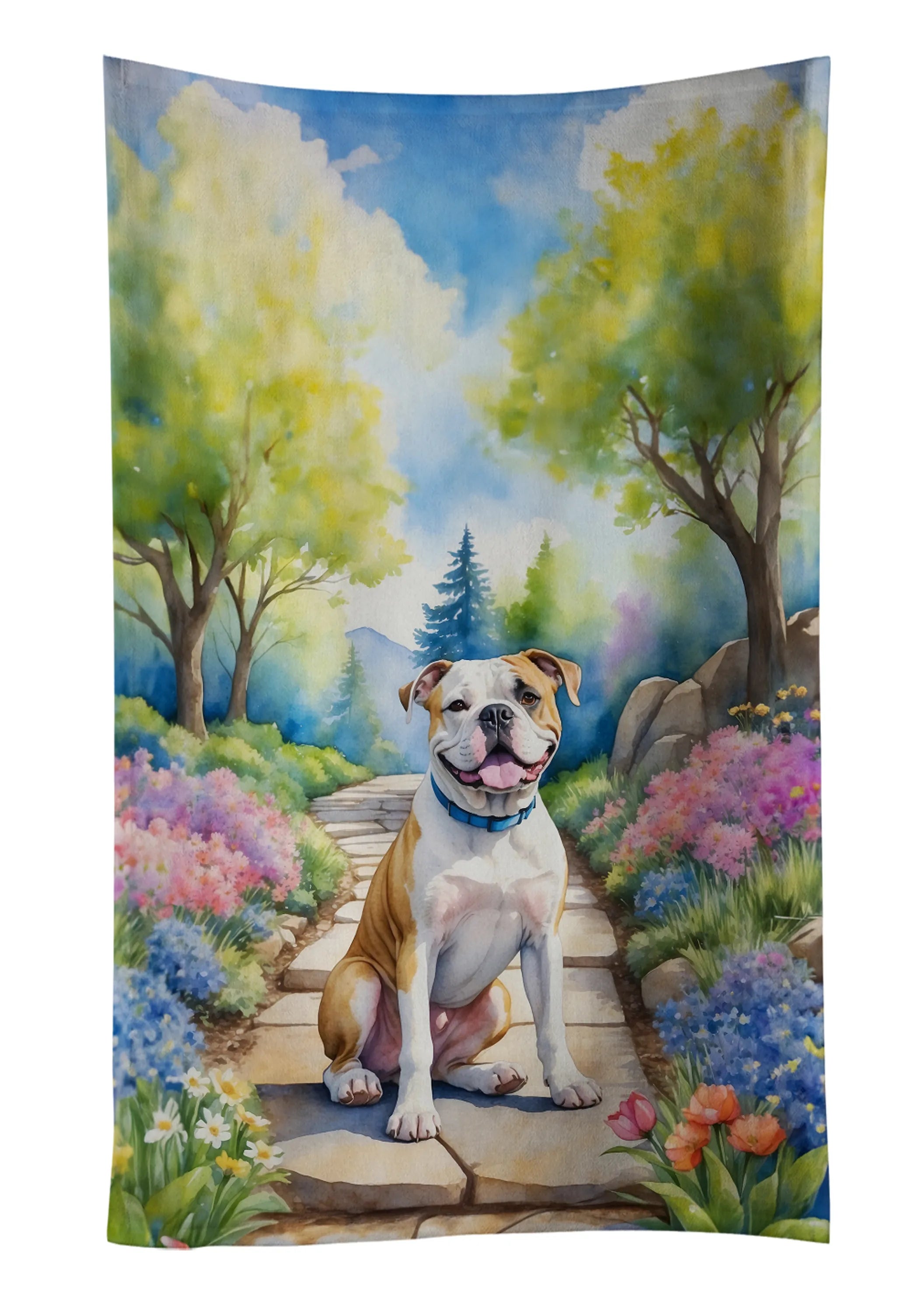 Spring Path Kitchen Towel - Size: 25HX15W | Pack Of: 1 | Collection name: Spring path