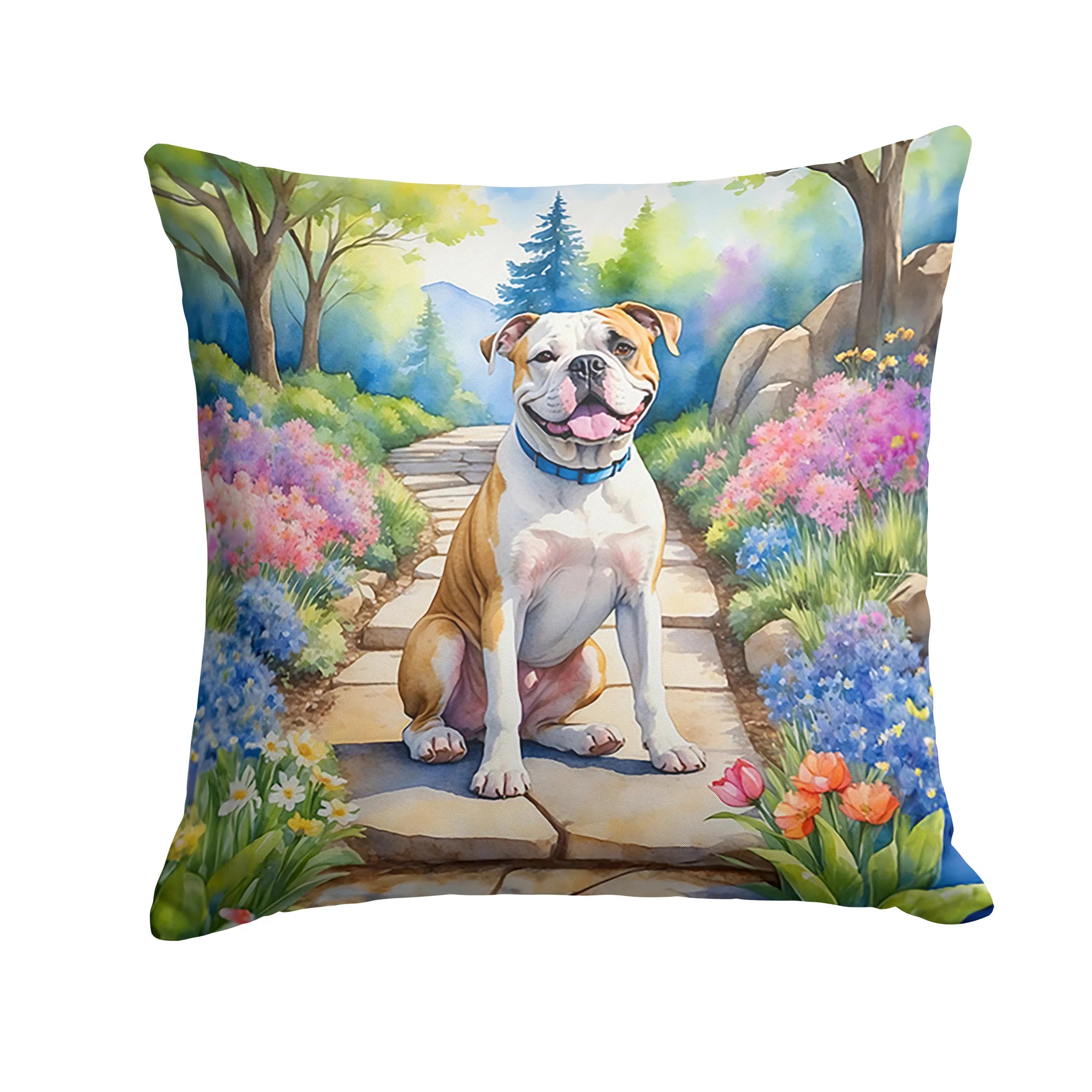 Spring Path Throw Pillow - Size: 14HX14W | Pack Of: 1 | Collection name: Spring path